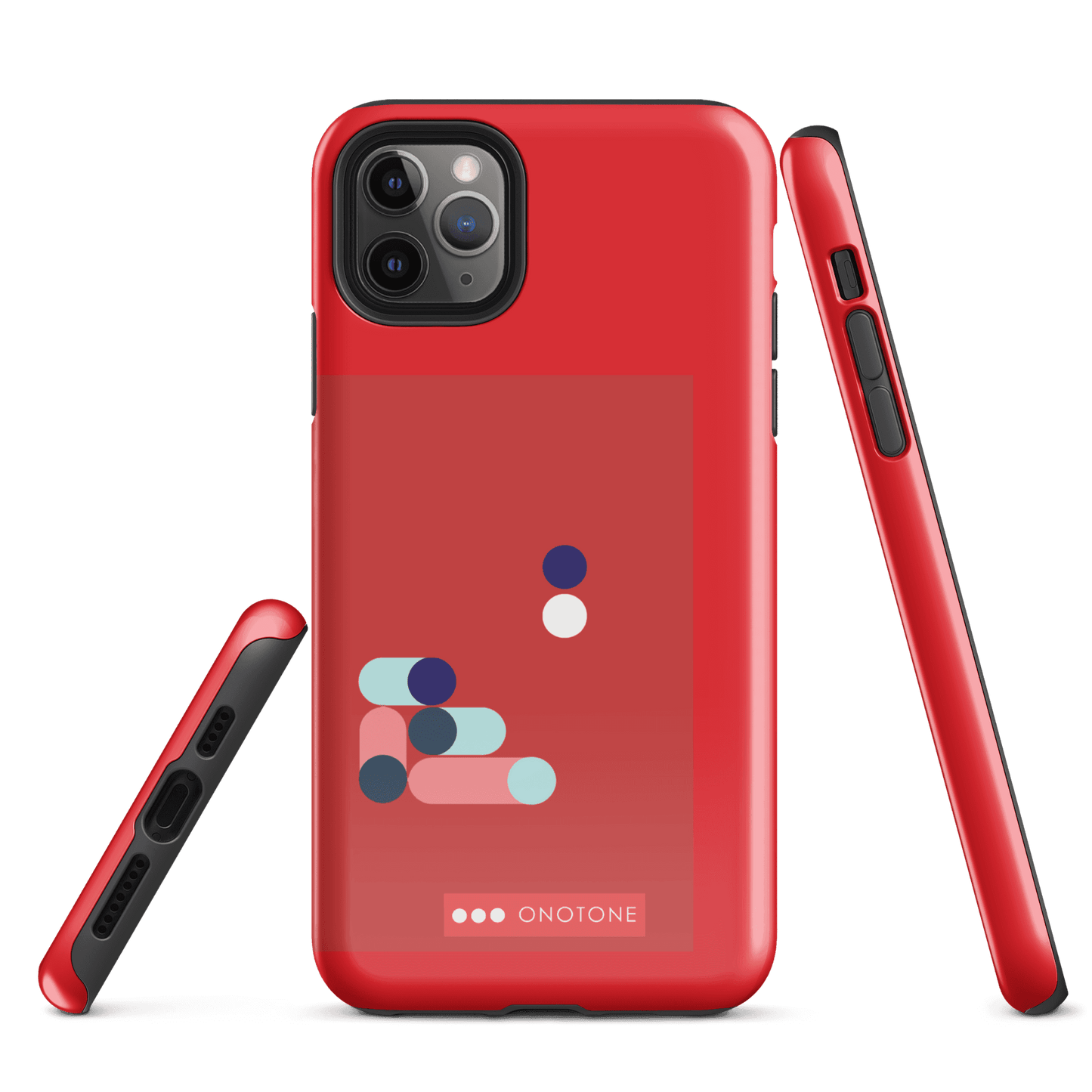Dual Layer red modern iPhone® Case ( MD-3409)