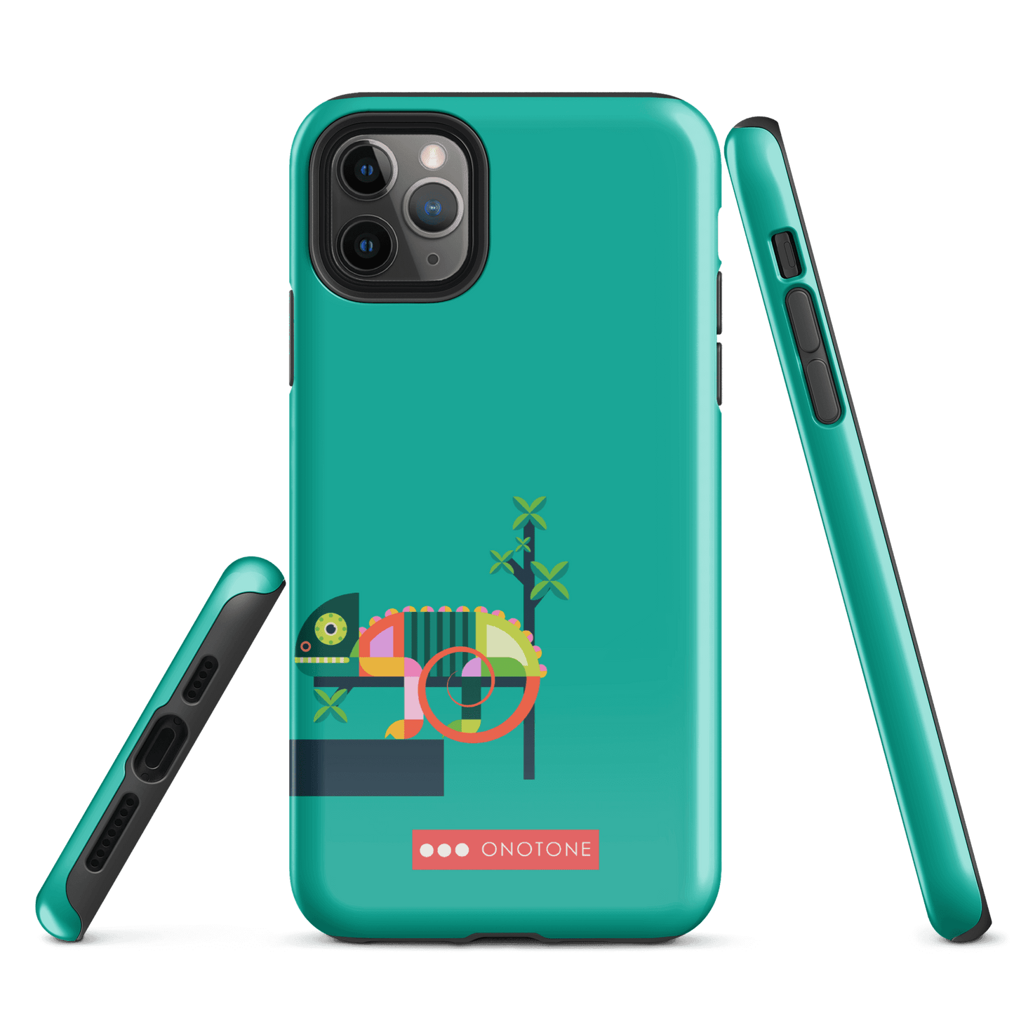 Dual Layer green modern iPhone® Case ( MD-2569)