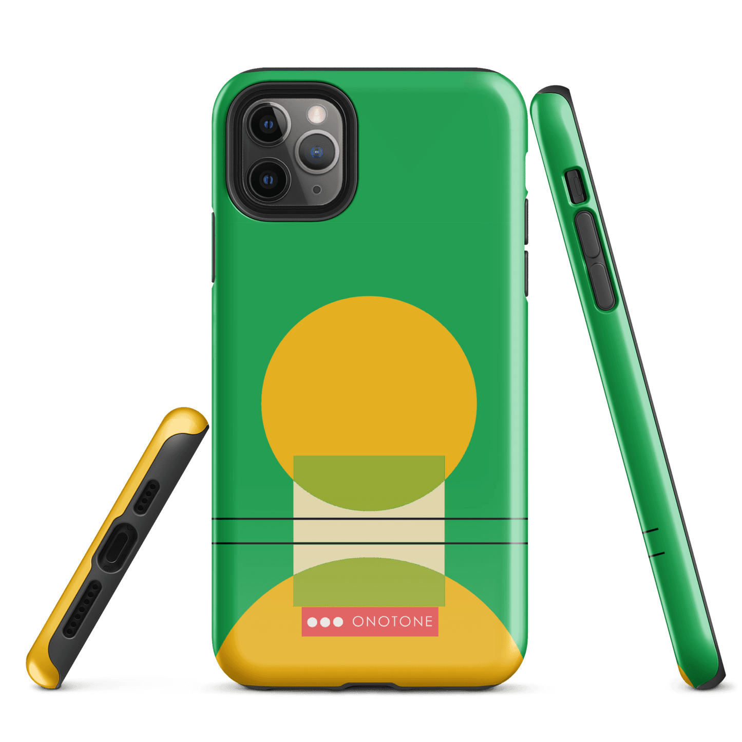 Dual Layer green modern iPhone® Case ( MD-2065)