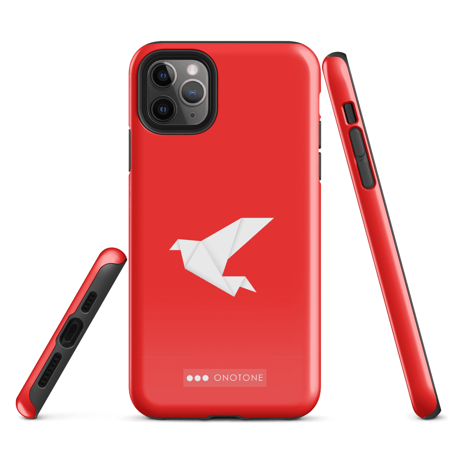 Dual Layer red modern iPhone® Case ( MD-1449)
