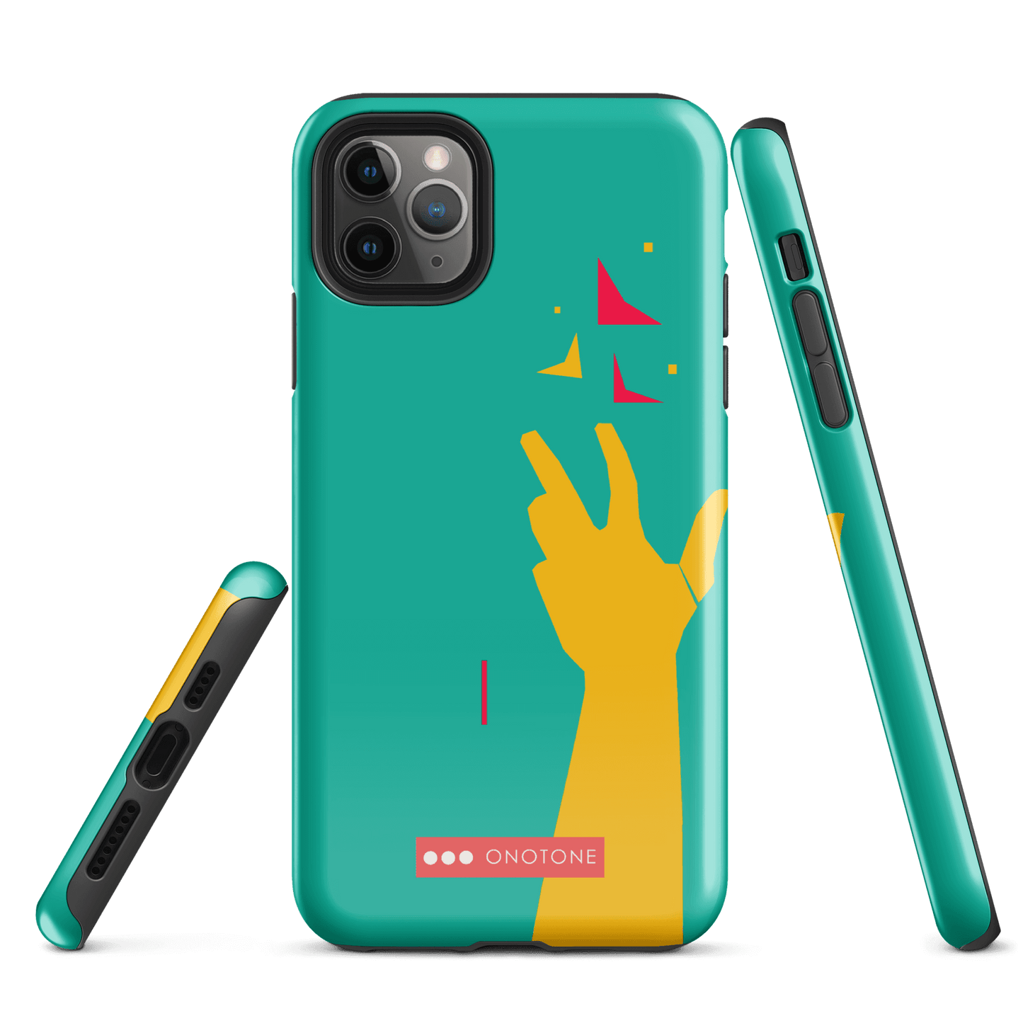 Dual Layer green modern iPhone® Case ( MD-1113)