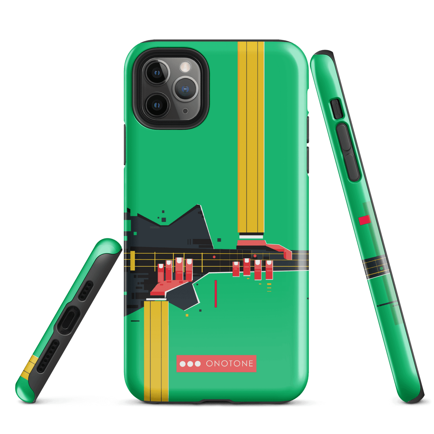 Dual Layer green modern iPhone® Case ( MD-1057)