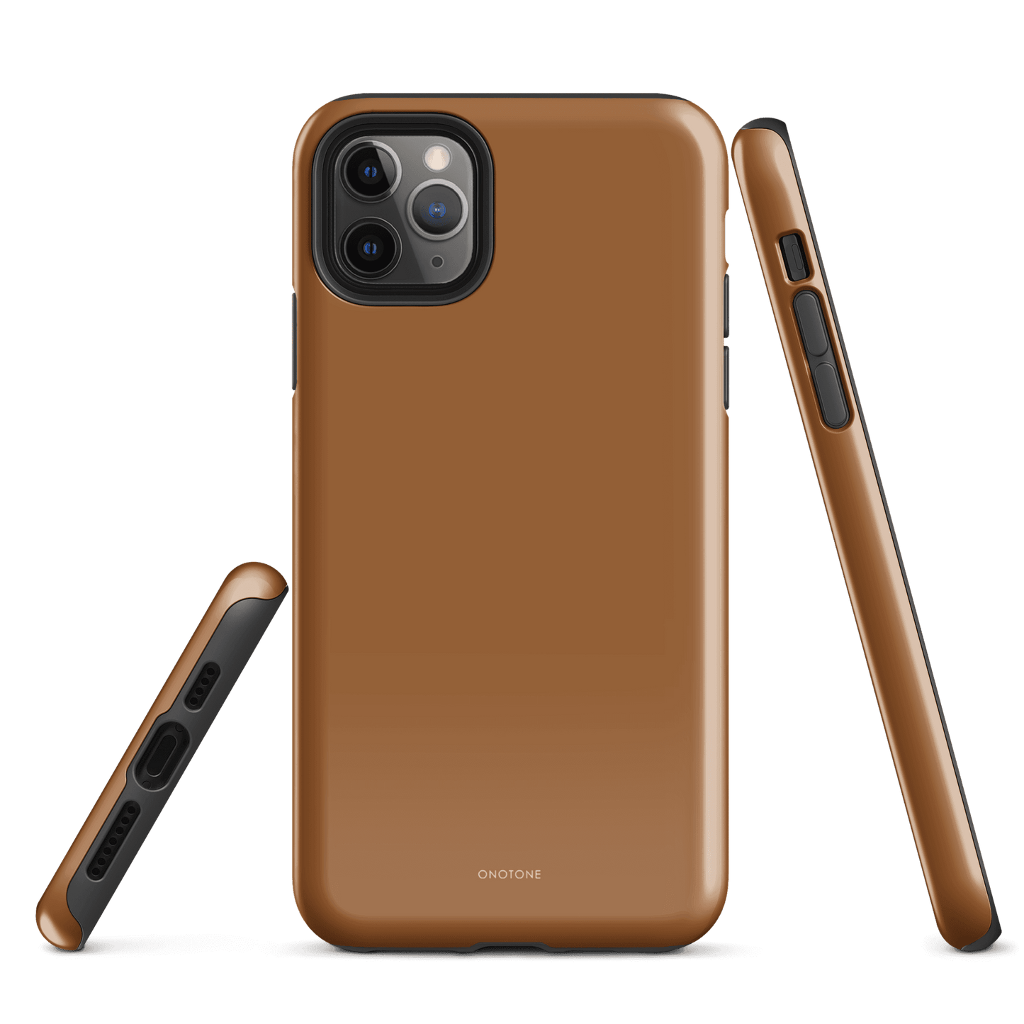 Solid Color brown iPhone® Case - Pantone® 154