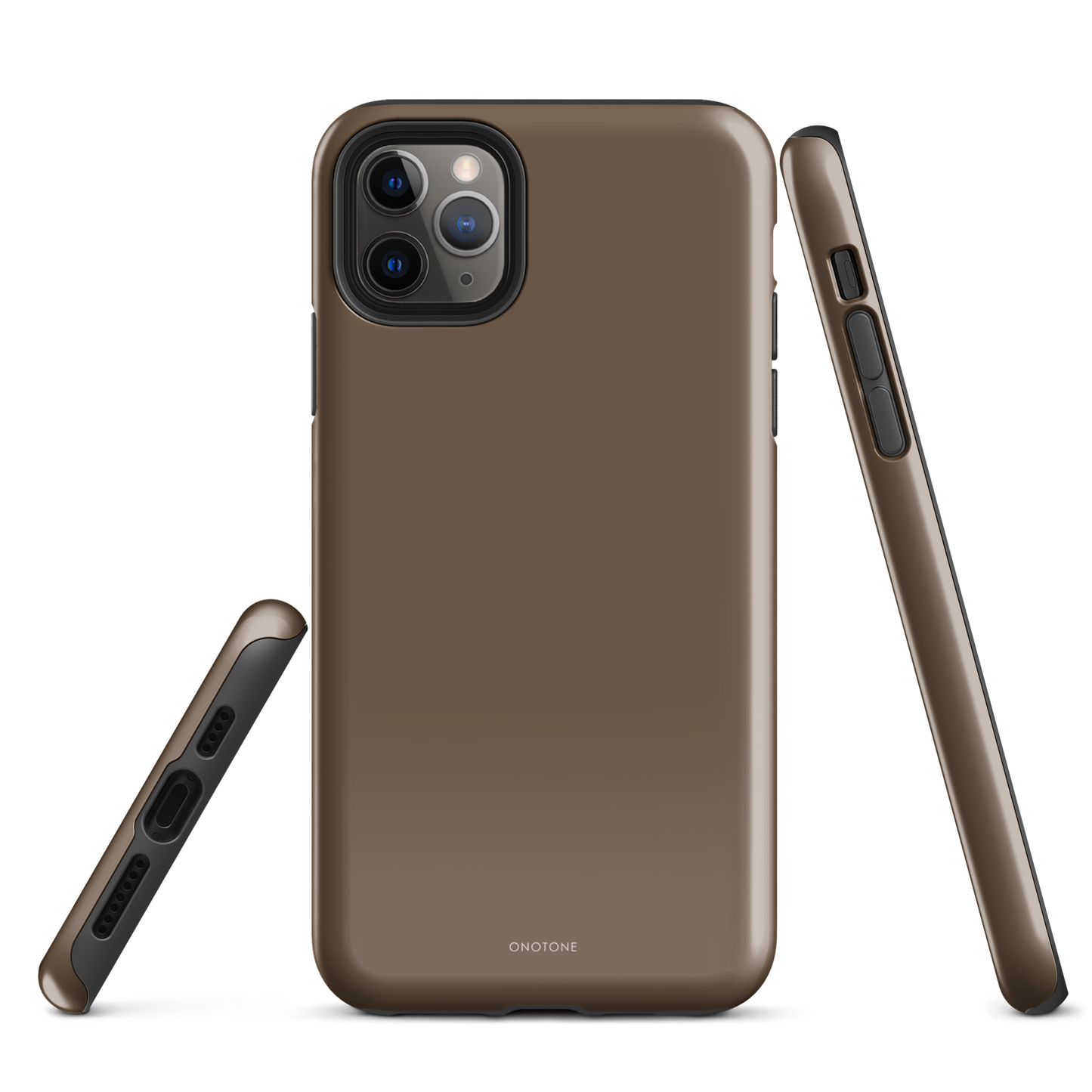 BEIGE MINIMALIST IPHONE® CASE - PANTONE® COFFEE LIQUEUR