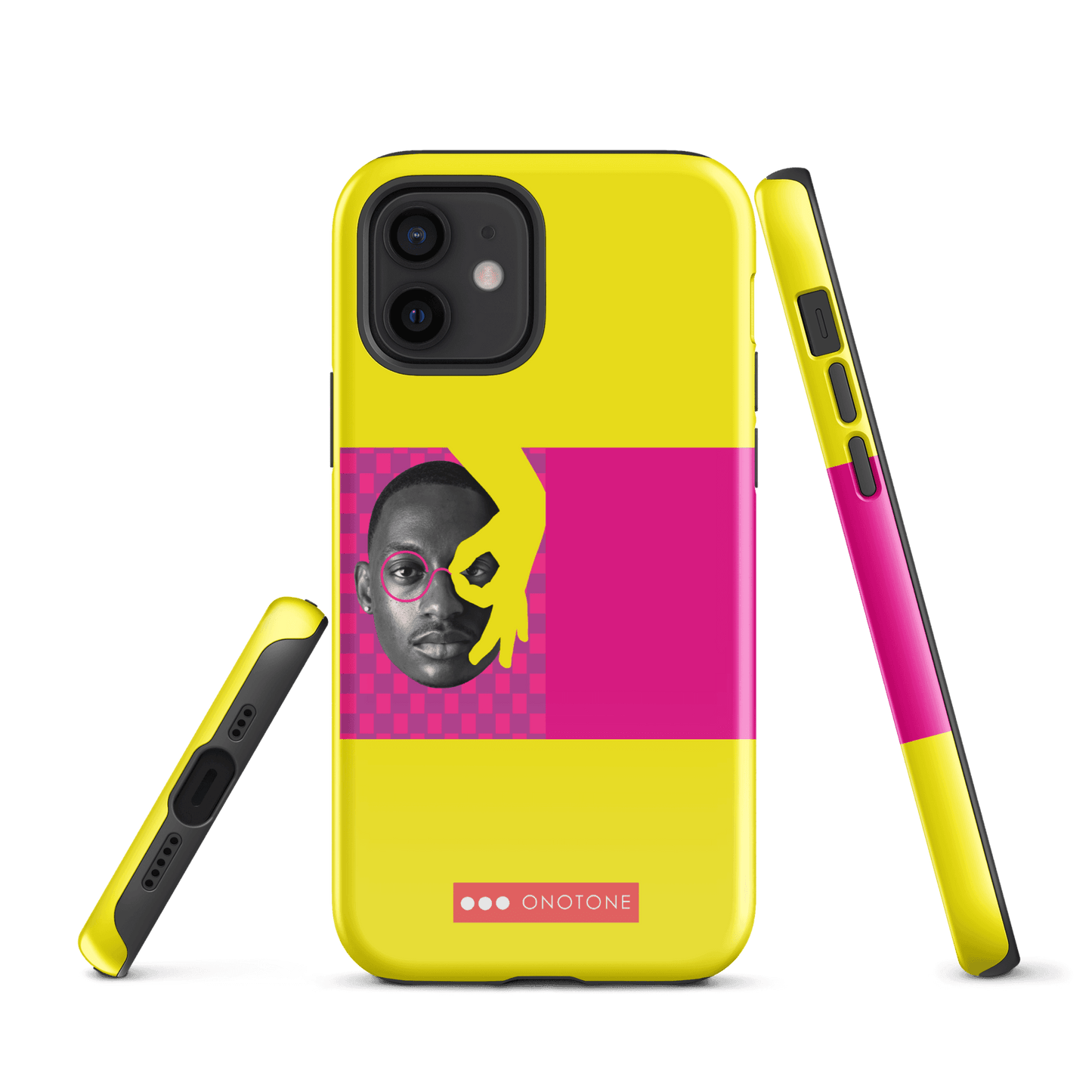 Dual Layer yellow modern iPhone® Case ( MD-3913)