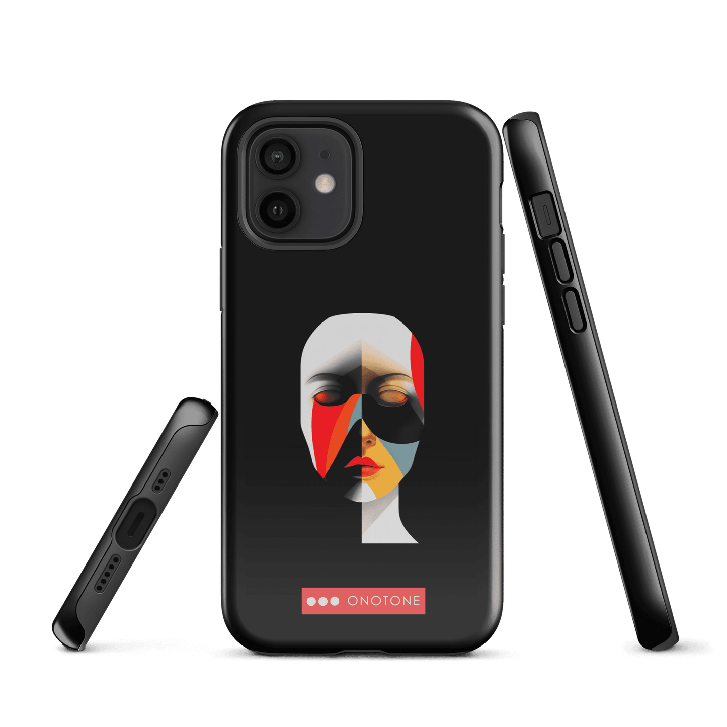 Dual Layer black modern iPhone® Case ( MD-2905)