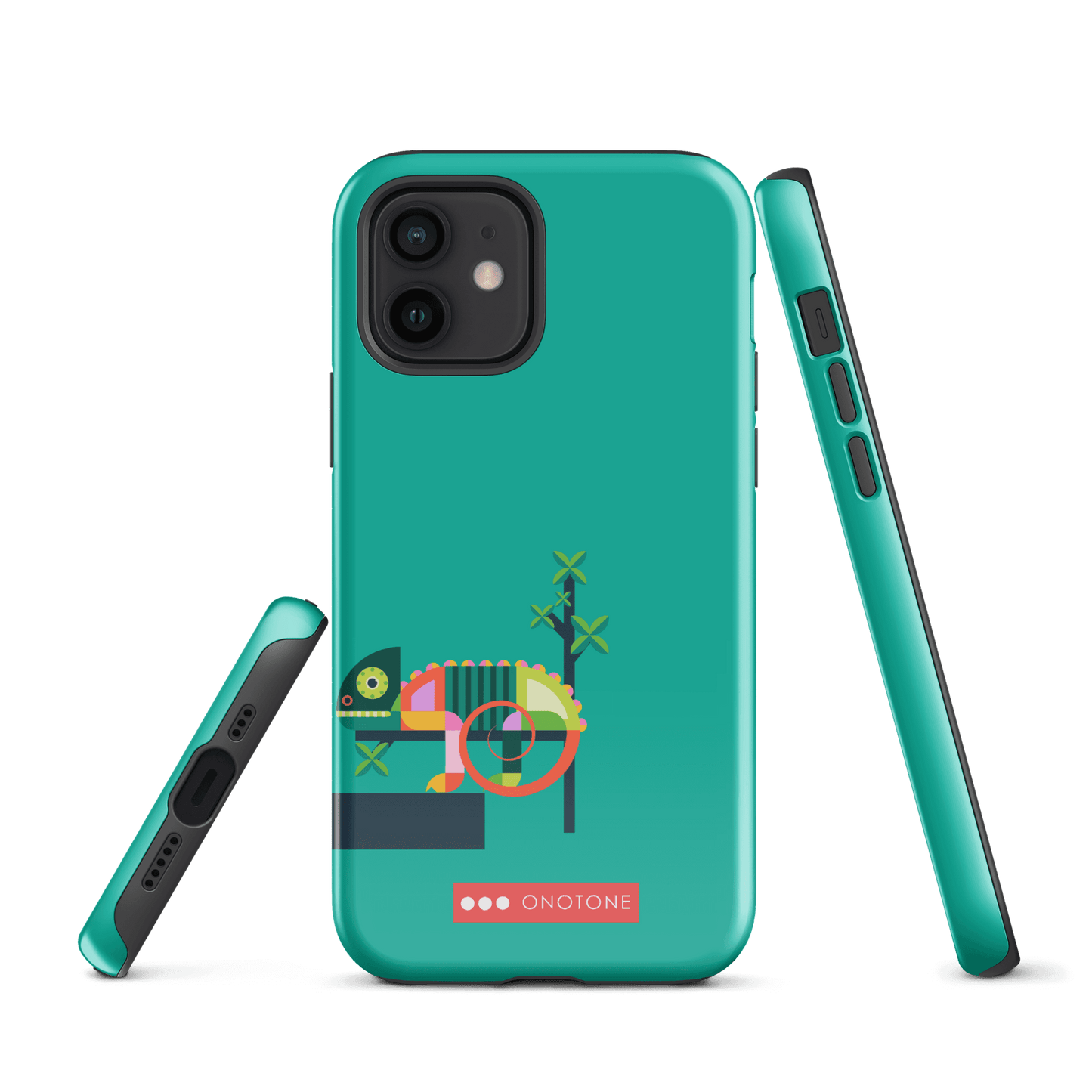 Dual Layer green modern iPhone® Case ( MD-2569)