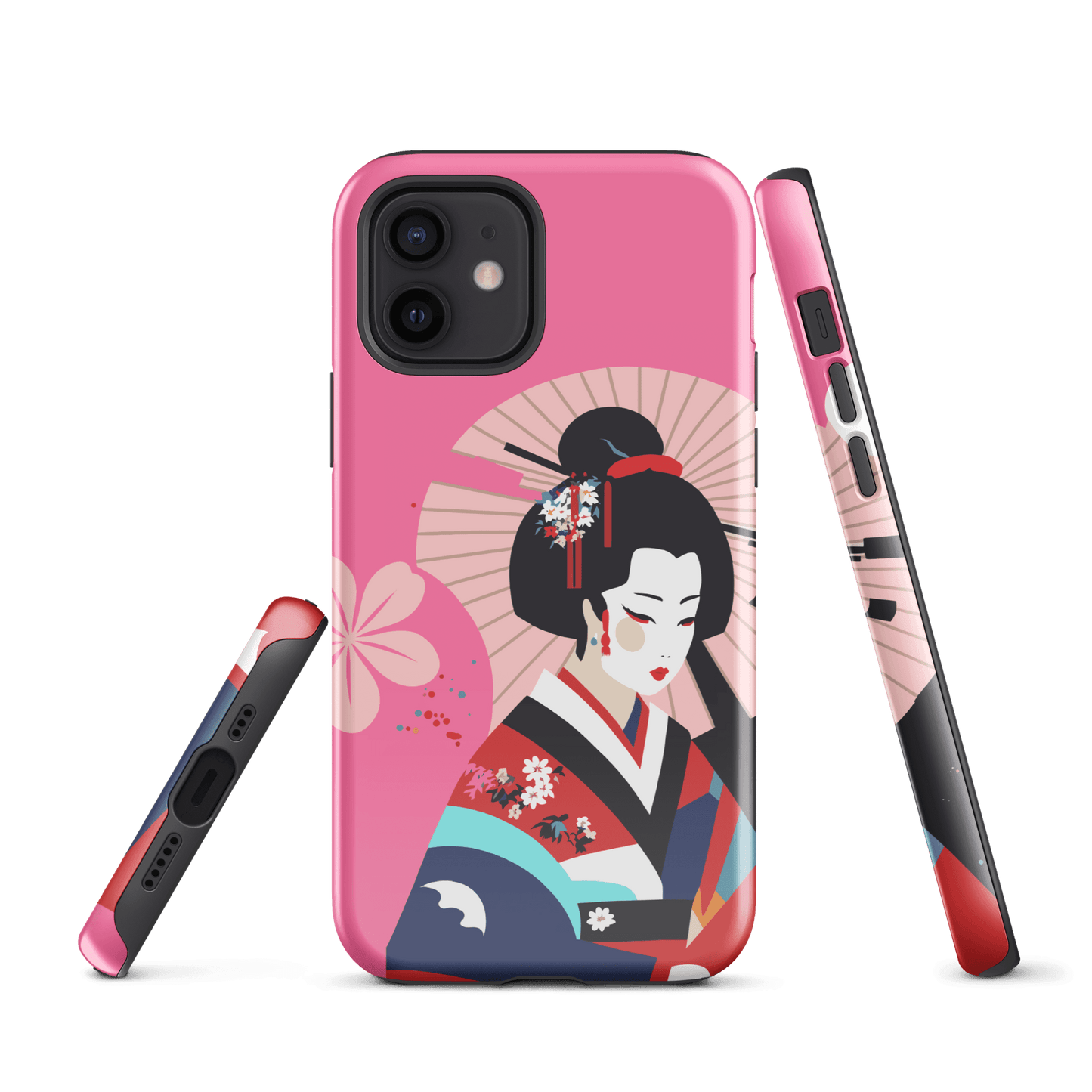 Dual Layer geisha modern iPhone® Case ( MD-2121)