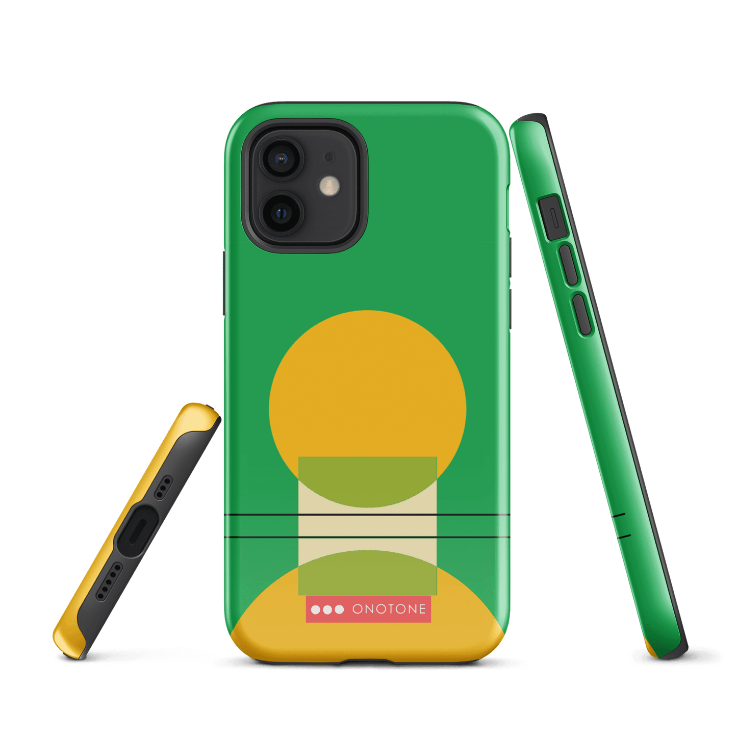Dual Layer green modern iPhone® Case ( MD-2065)
