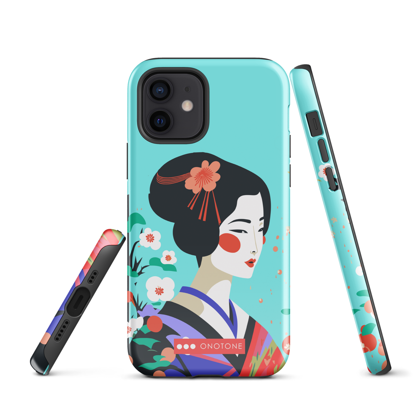 Dual Layer geisha modern iPhone® Case