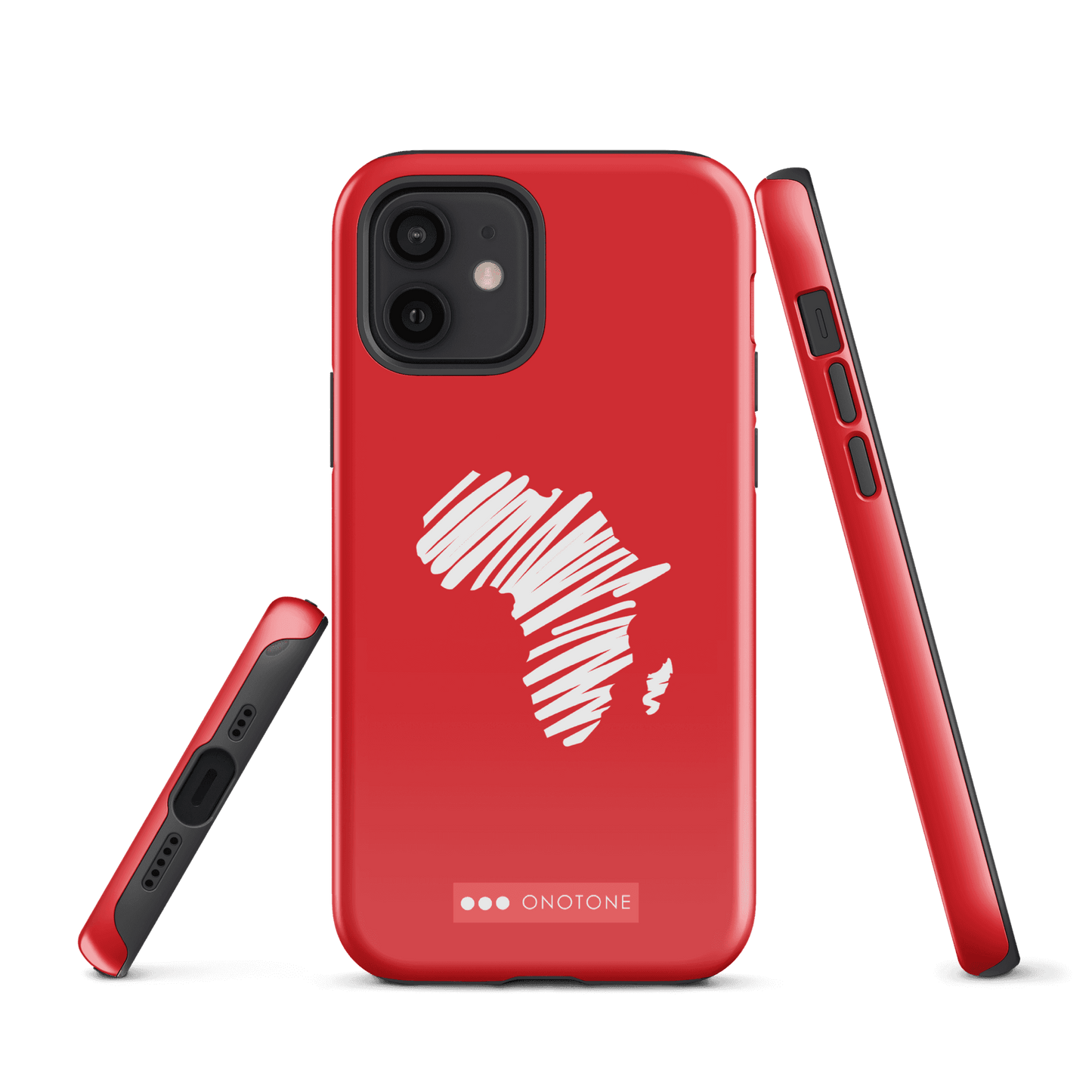 Dual Layer Africa modern red iPhone® Case ( MD-1393)