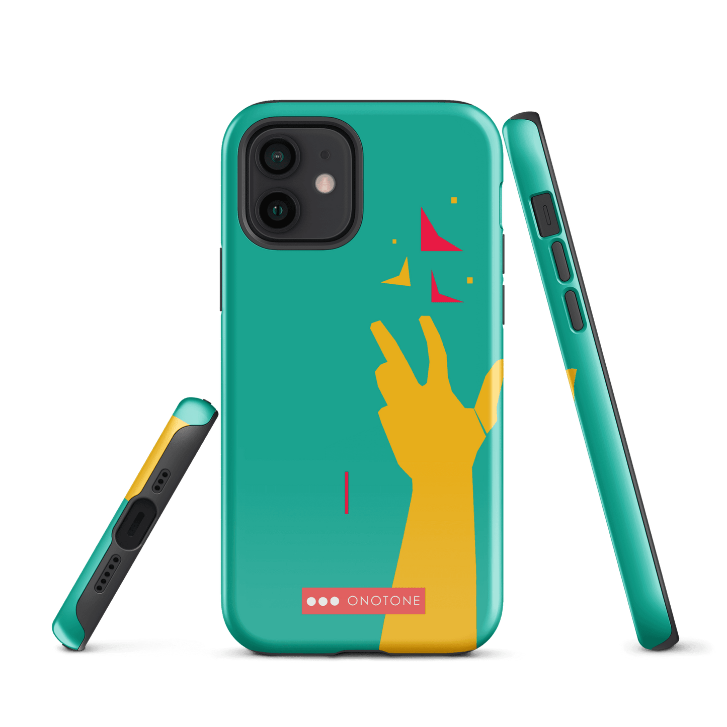 Dual Layer green modern iPhone® Case ( MD-1113)