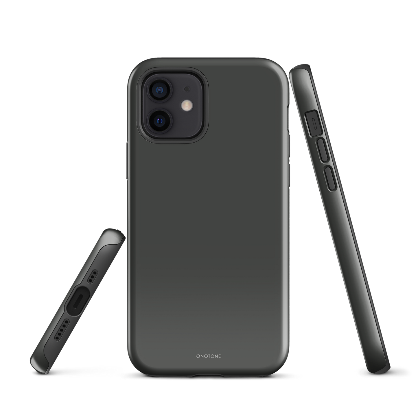 GRAY MINIMALIST IPHONE® CASE - PANTONE® 447