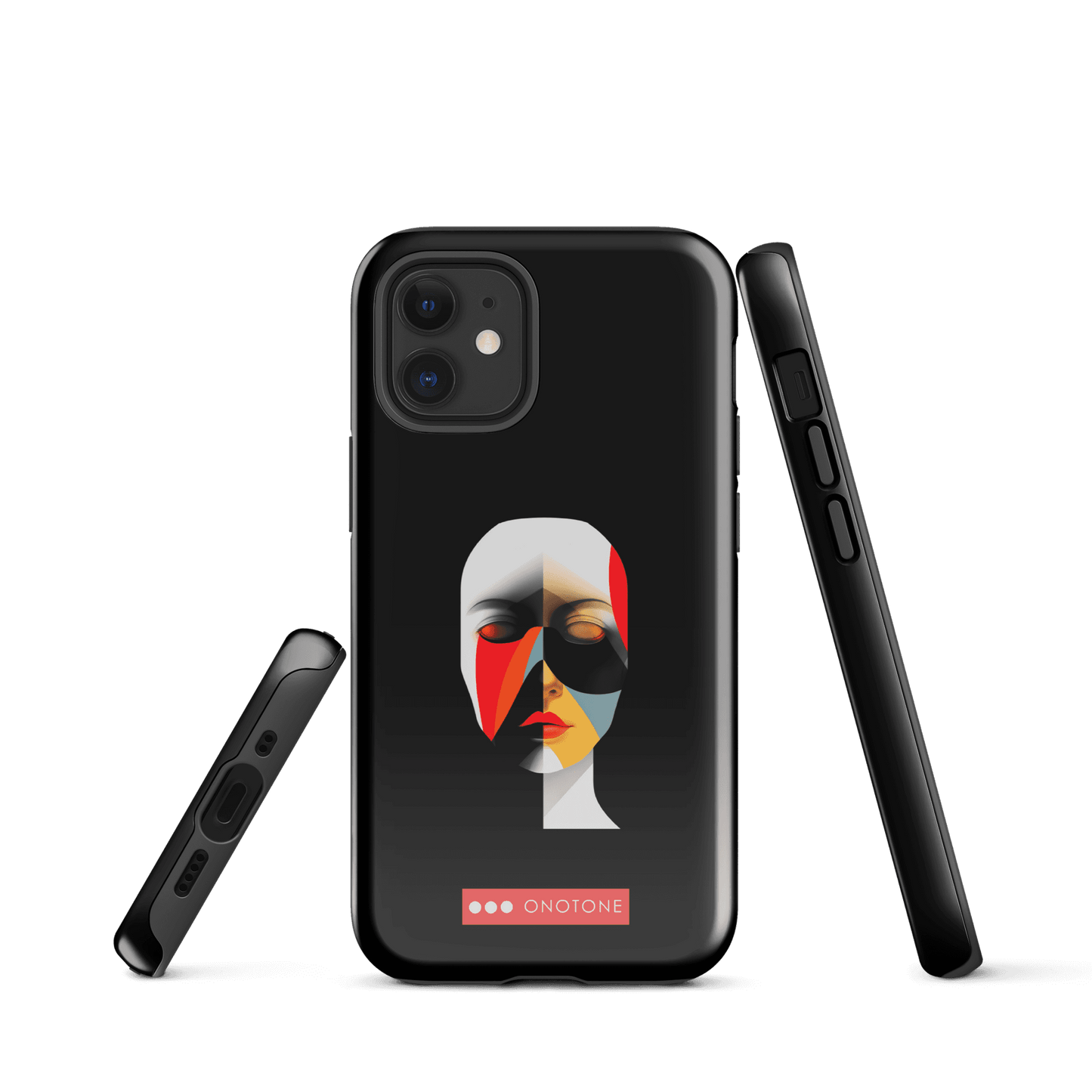 Dual Layer black modern iPhone® Case ( MD-2905)