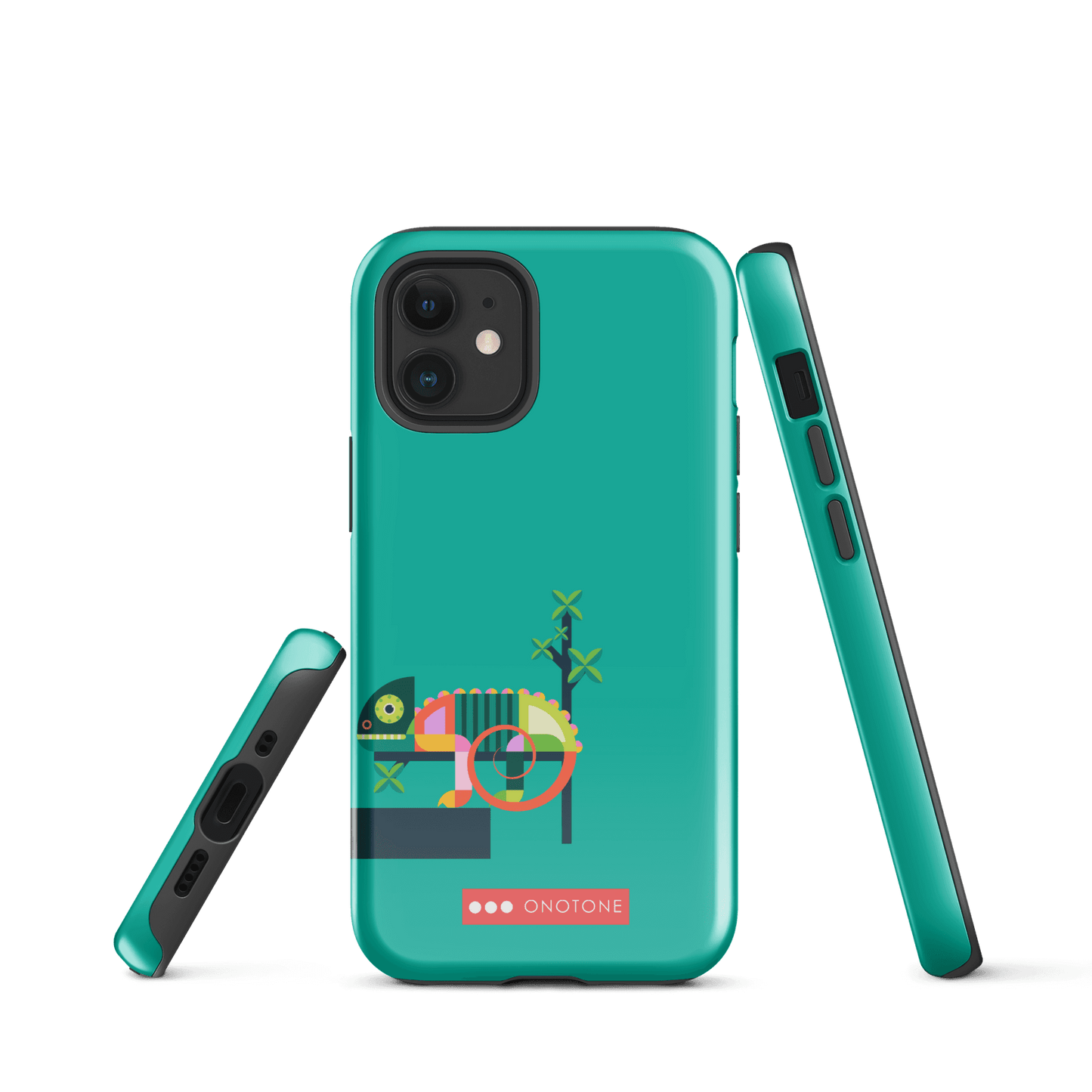 Dual Layer green modern iPhone® Case ( MD-2569)