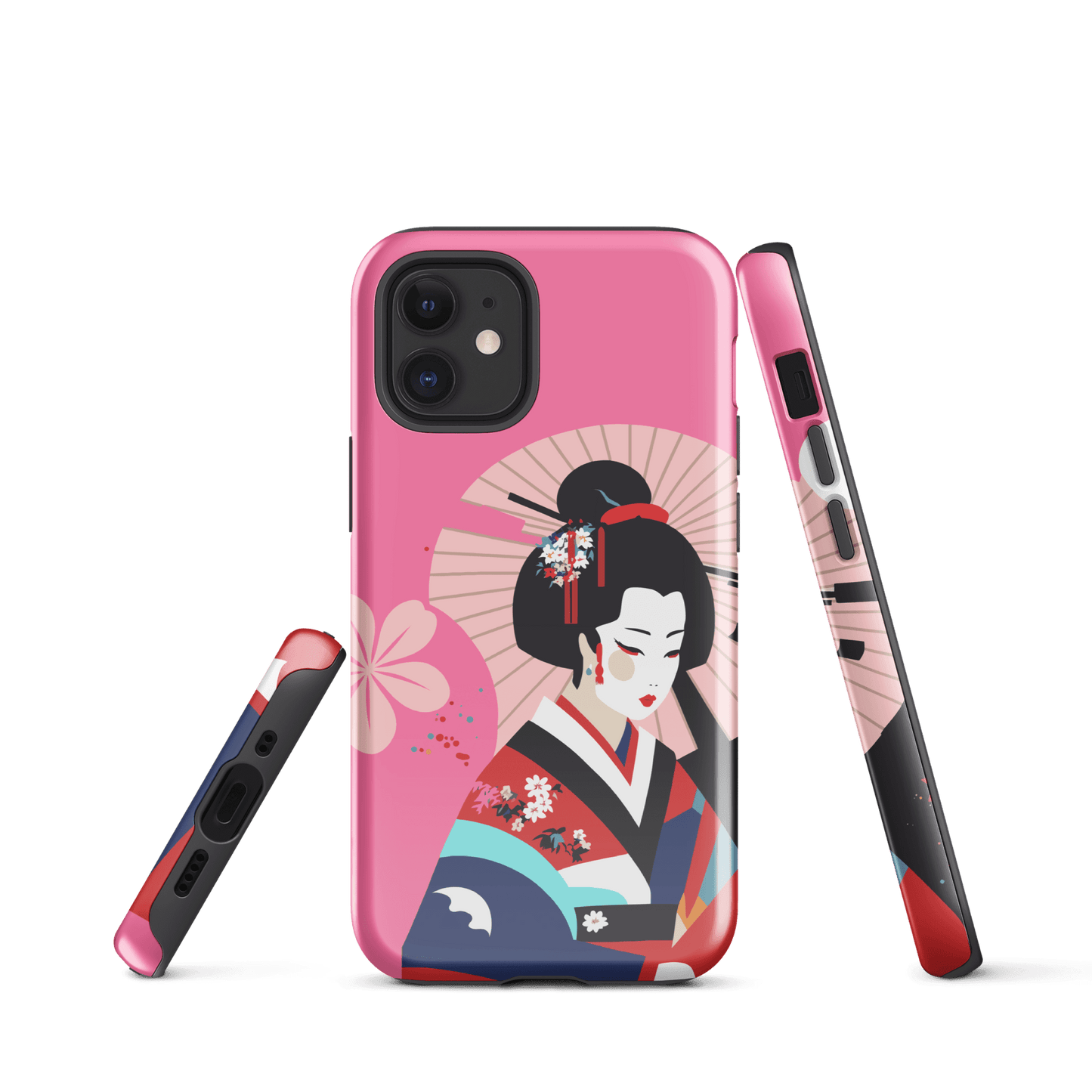 Dual Layer geisha modern iPhone® Case ( MD-2121)