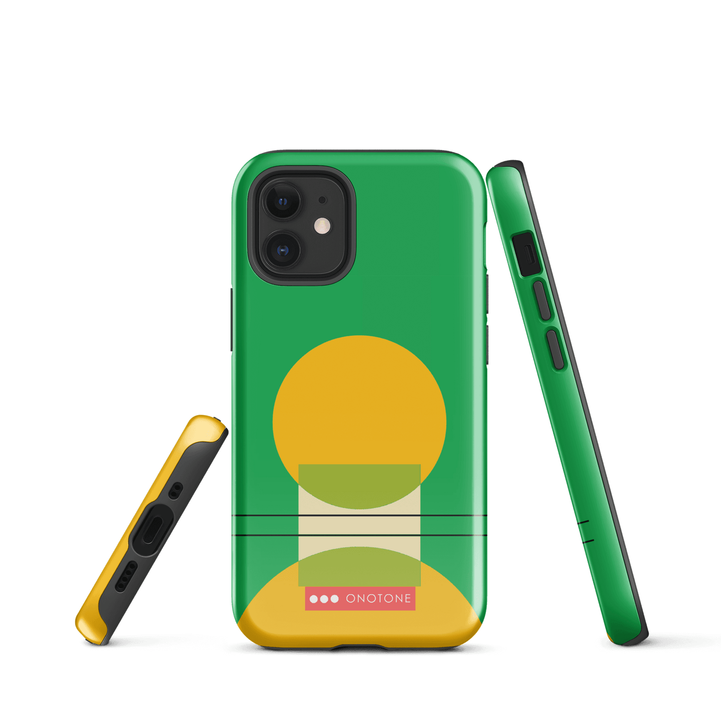 Dual Layer green modern iPhone® Case ( MD-2065)
