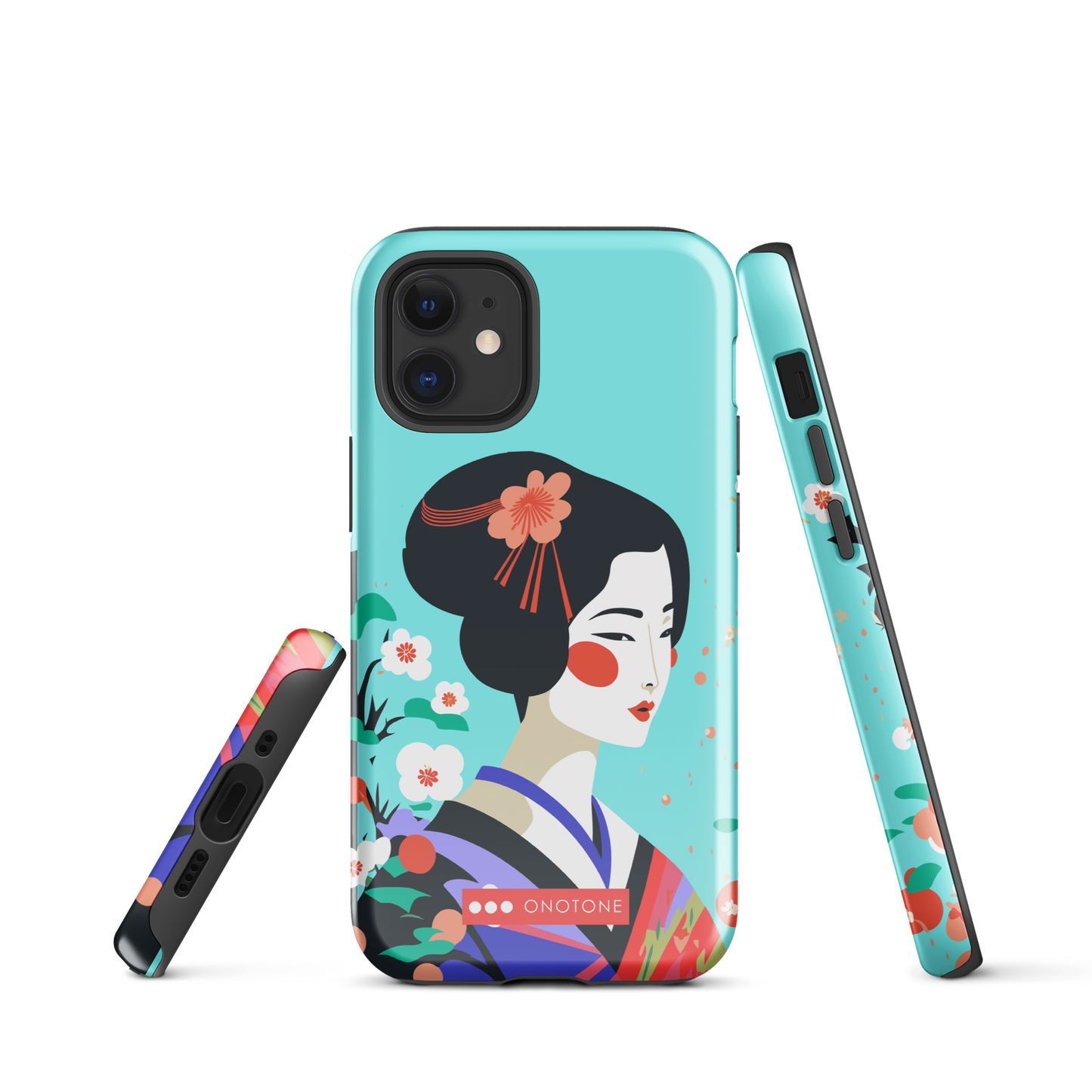 Dual Layer geisha modern iPhone® Case