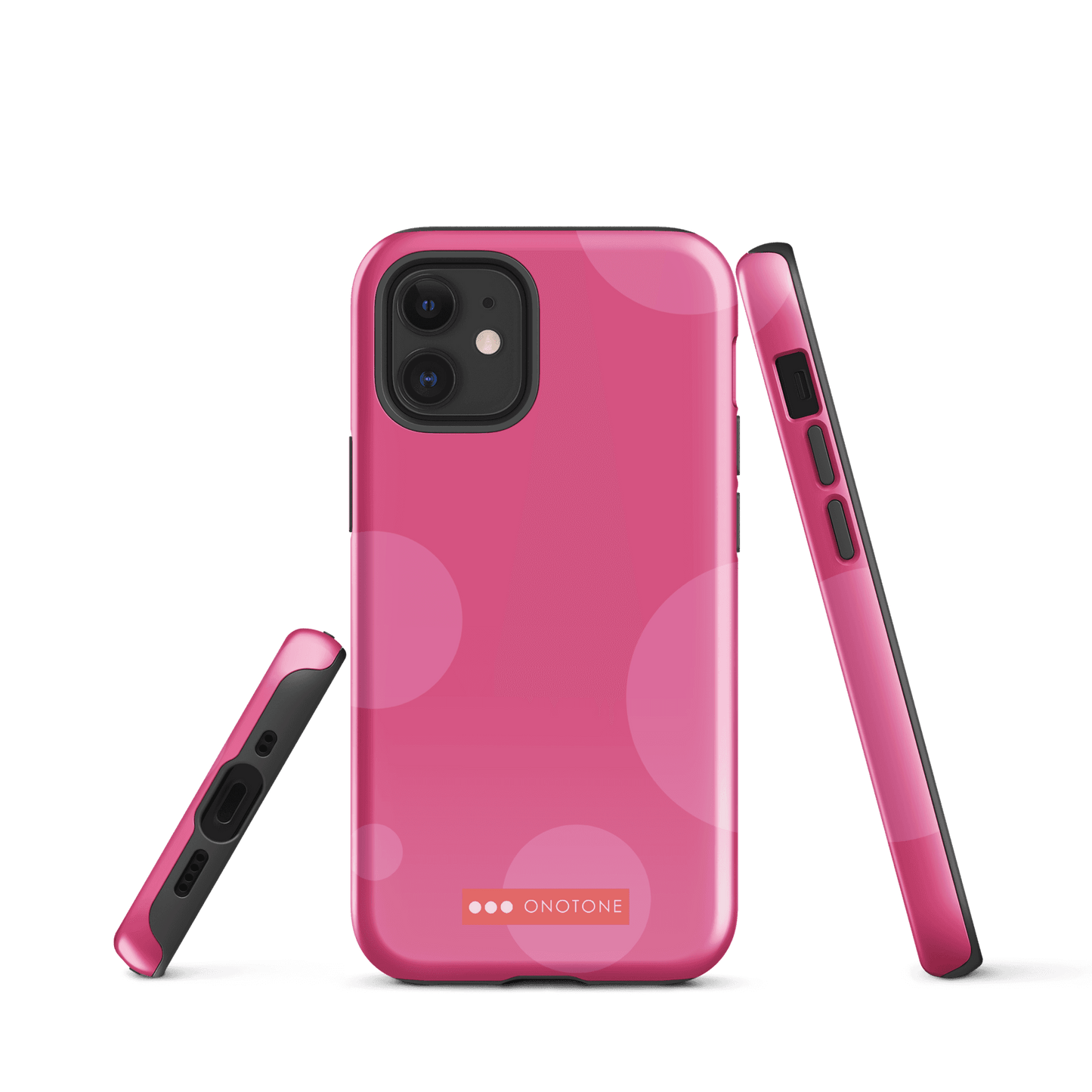 Dual Layer pink modern iPhone® Case ( MD-1729)