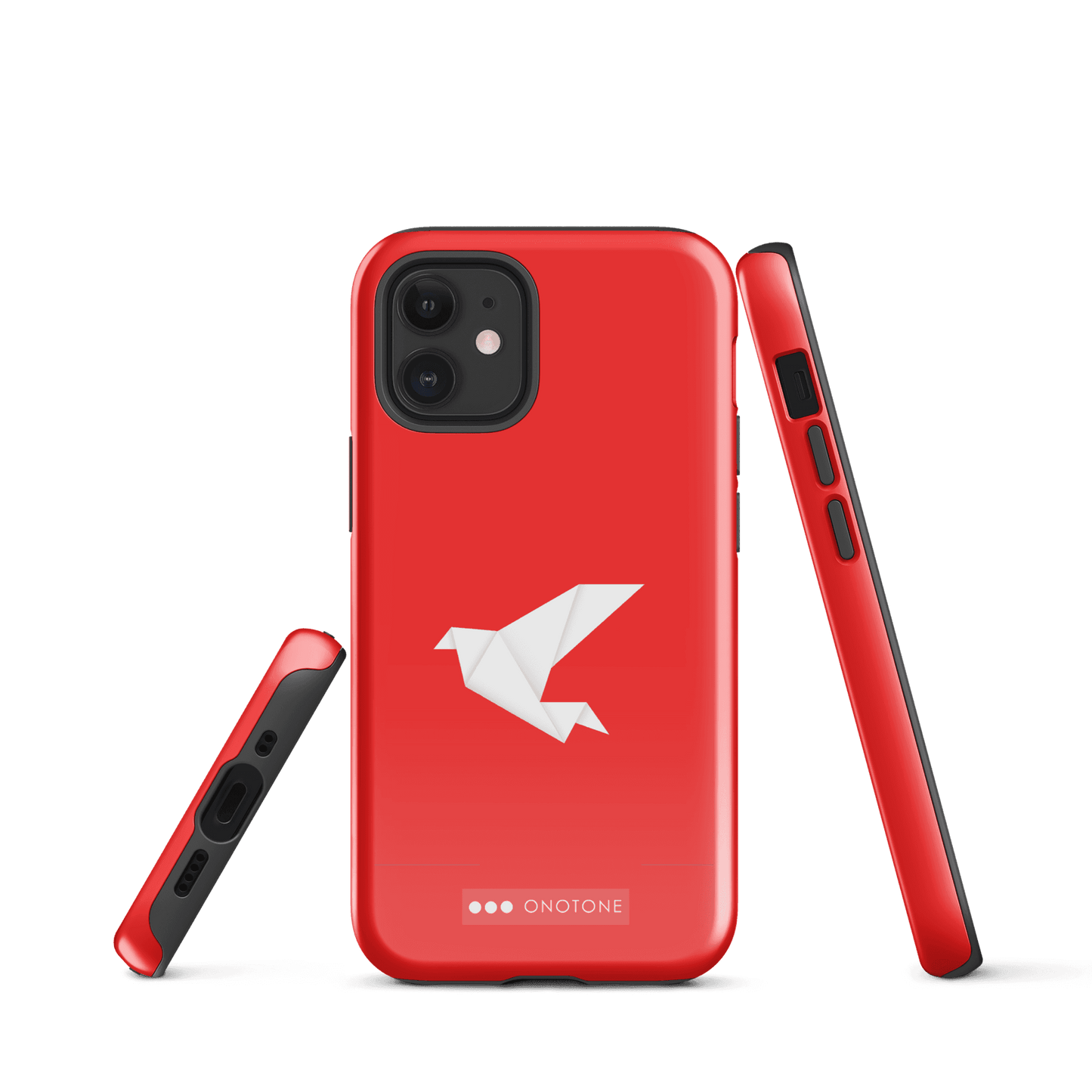 Dual Layer red modern iPhone® Case ( MD-1449)