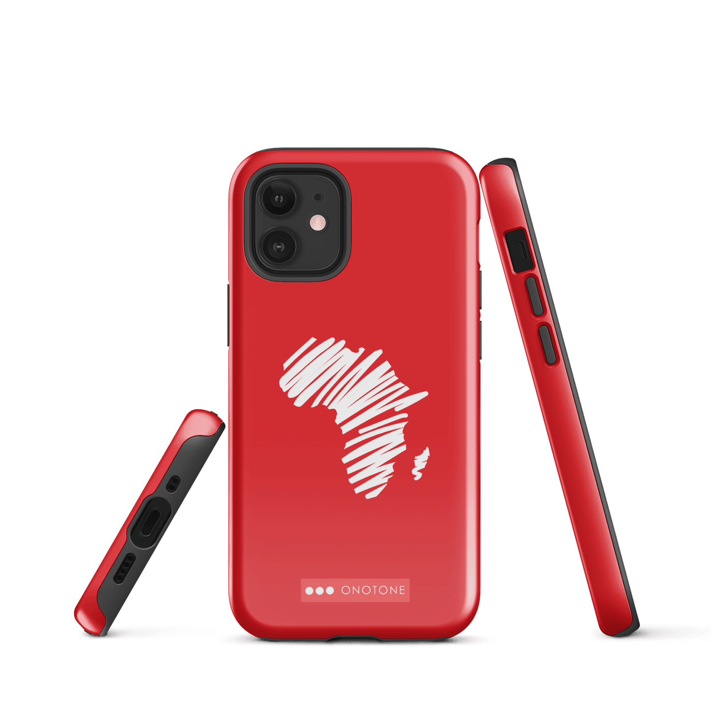 Dual Layer Africa modern red iPhone® Case ( MD-1393)