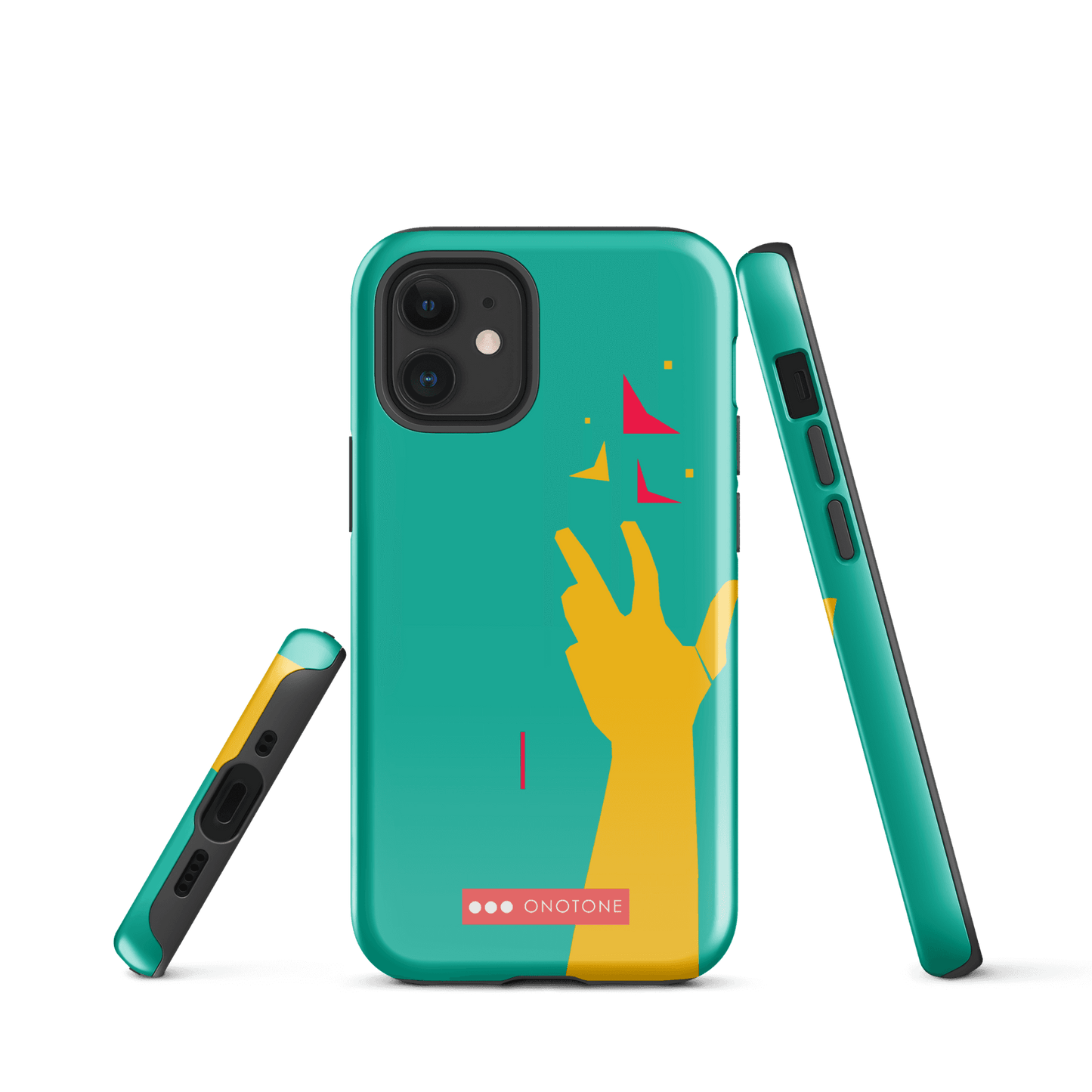 Dual Layer green modern iPhone® Case ( MD-1113)