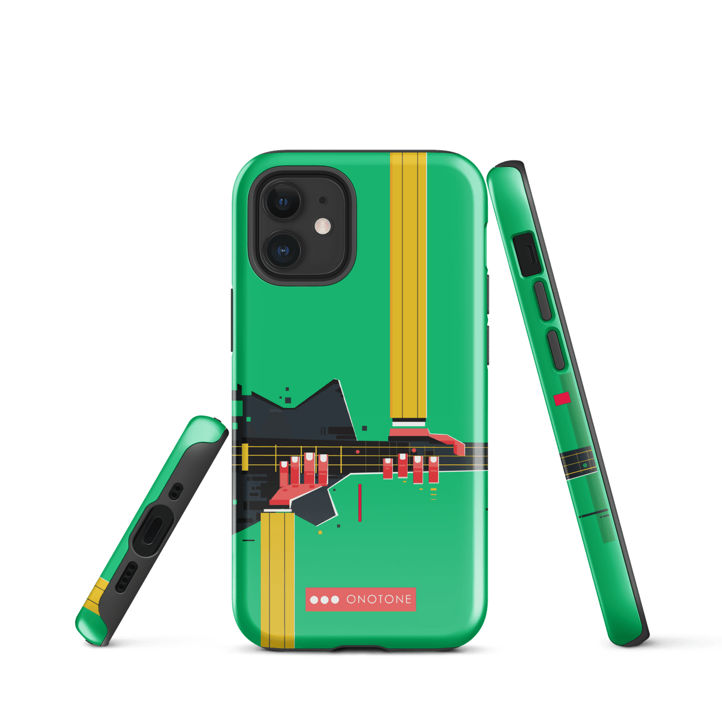 Dual Layer green modern iPhone® Case ( MD-1057)