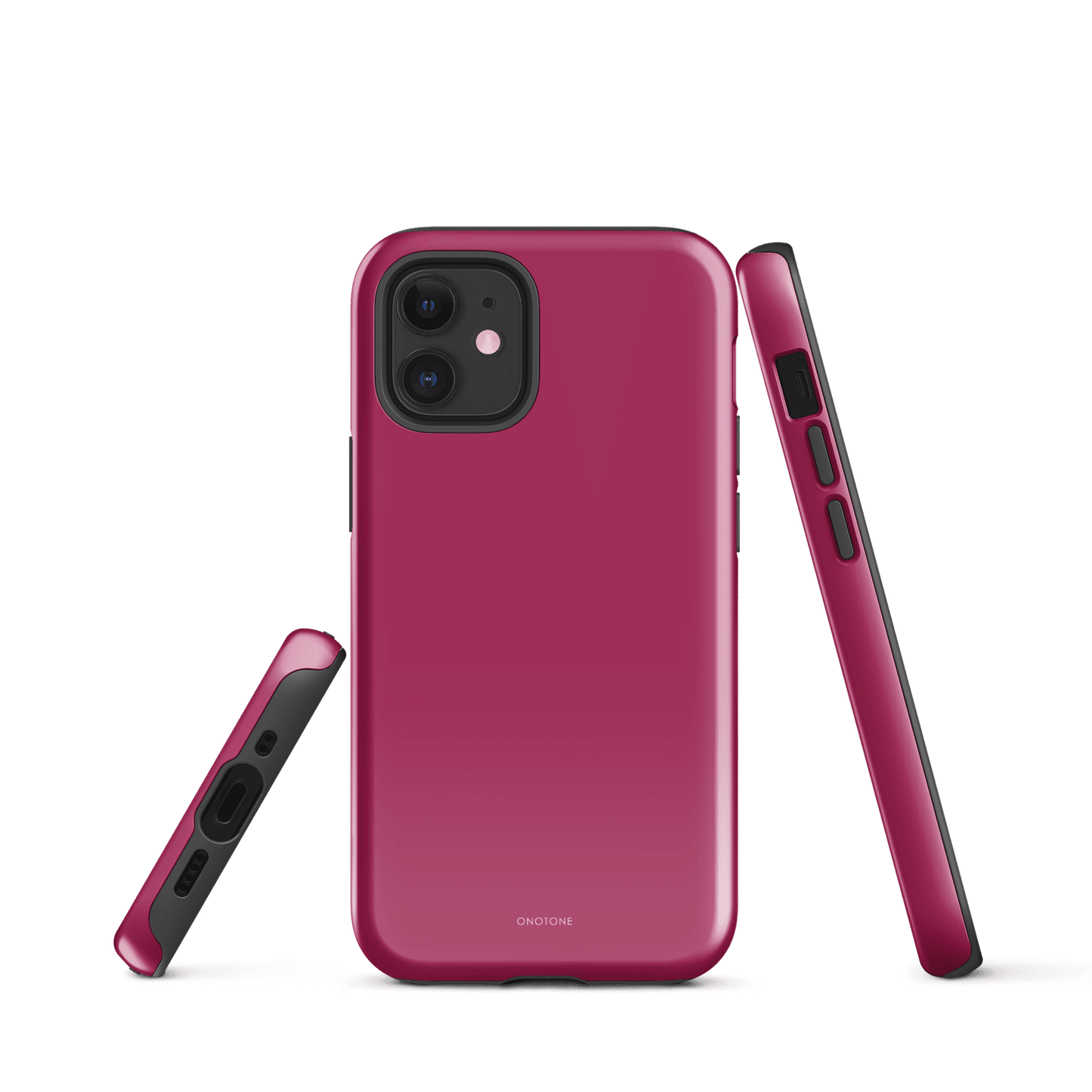 Solid Color pink iPhone® Case - Pantone® 220
