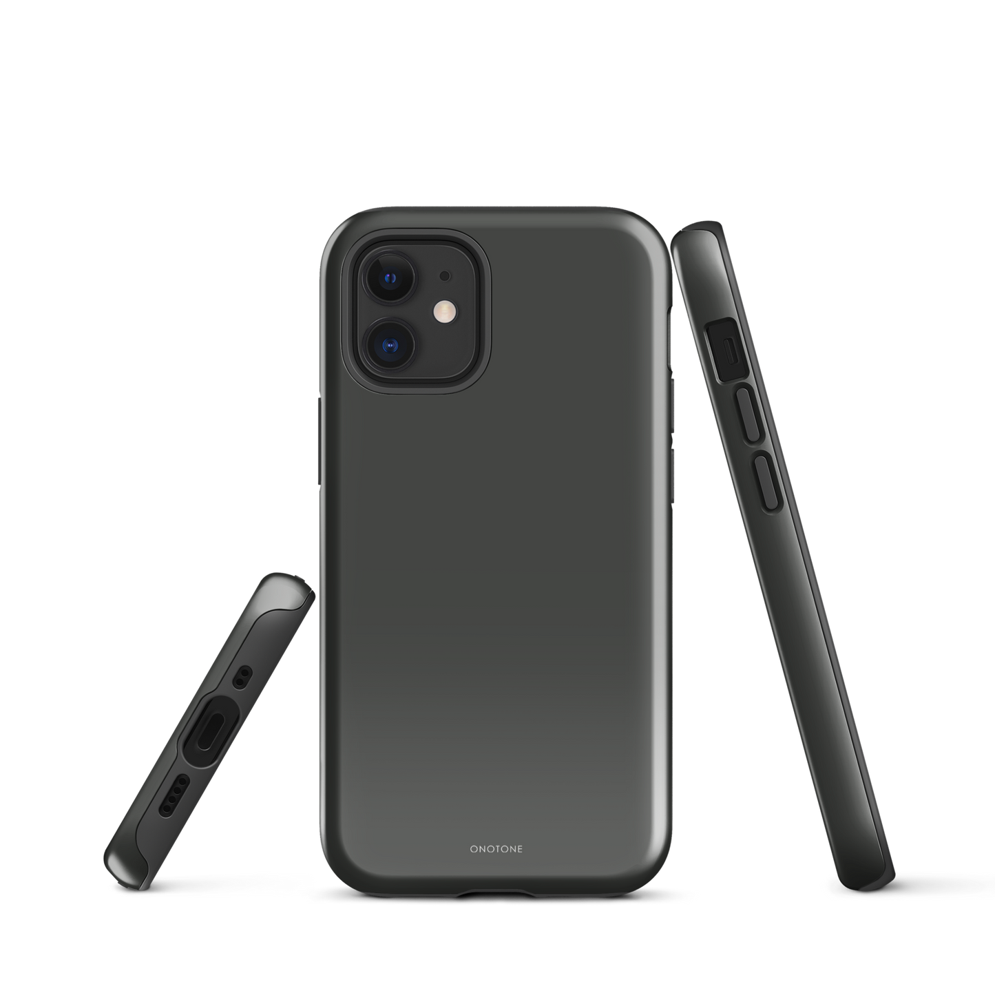 GRAY MINIMALIST IPHONE® CASE - PANTONE® 447