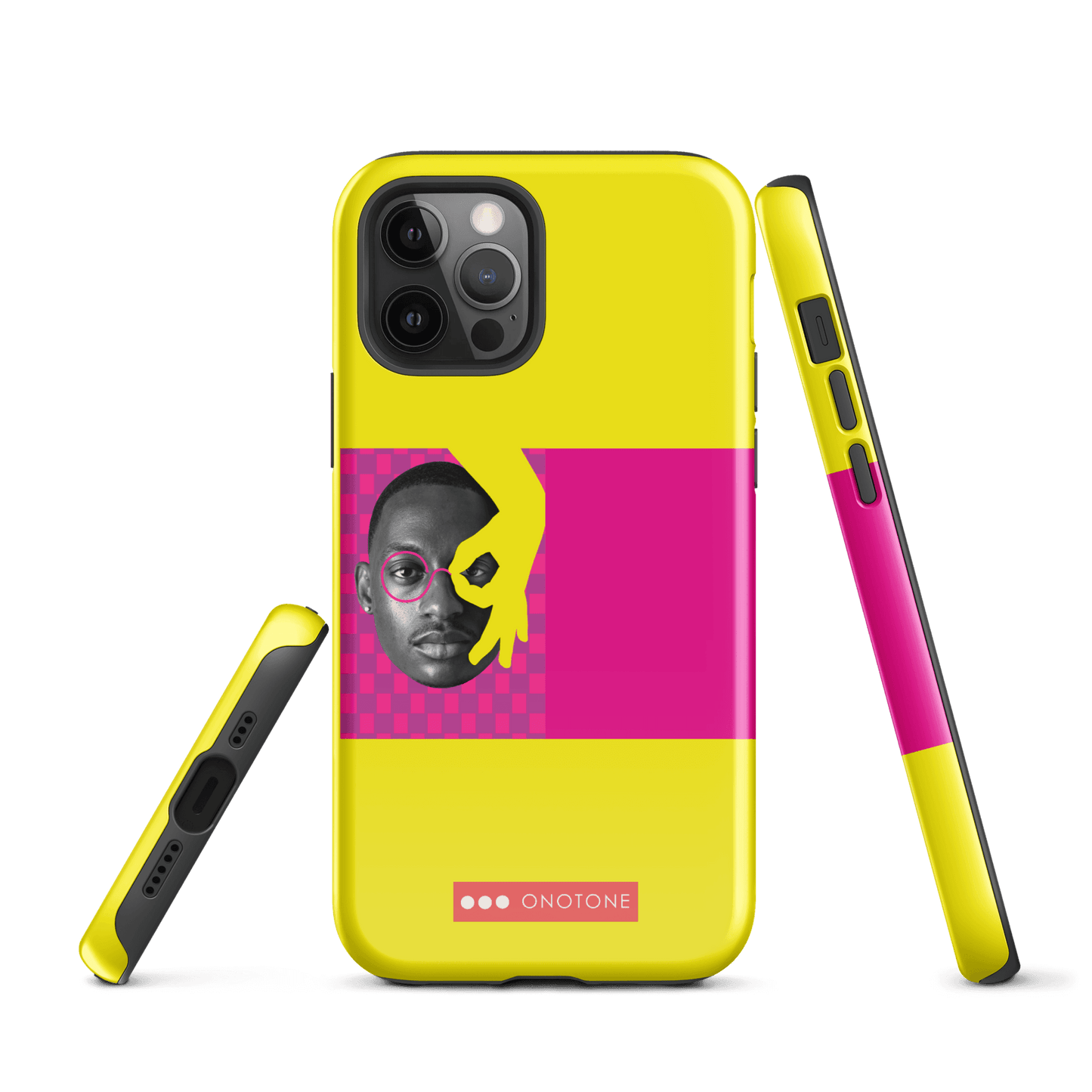 Dual Layer yellow modern iPhone® Case ( MD-3913)