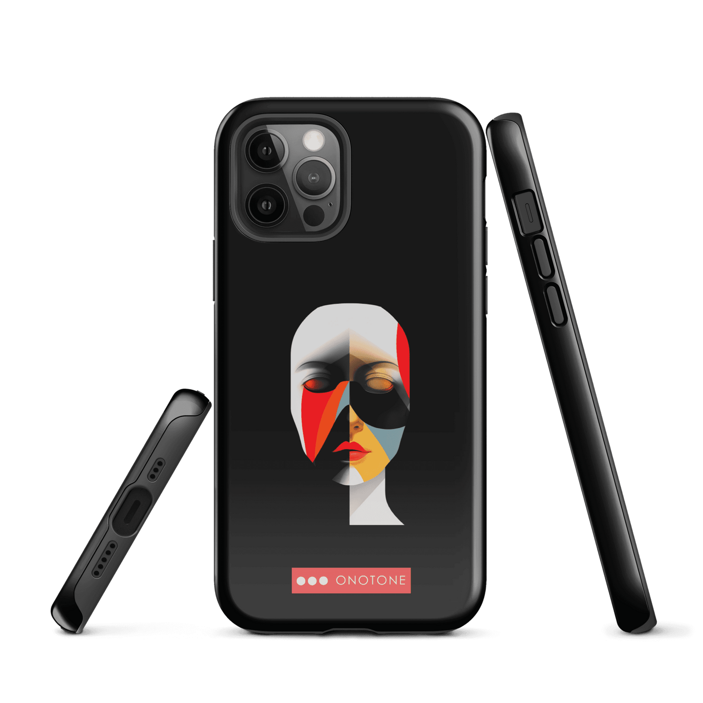 Dual Layer black modern iPhone® Case ( MD-2905)