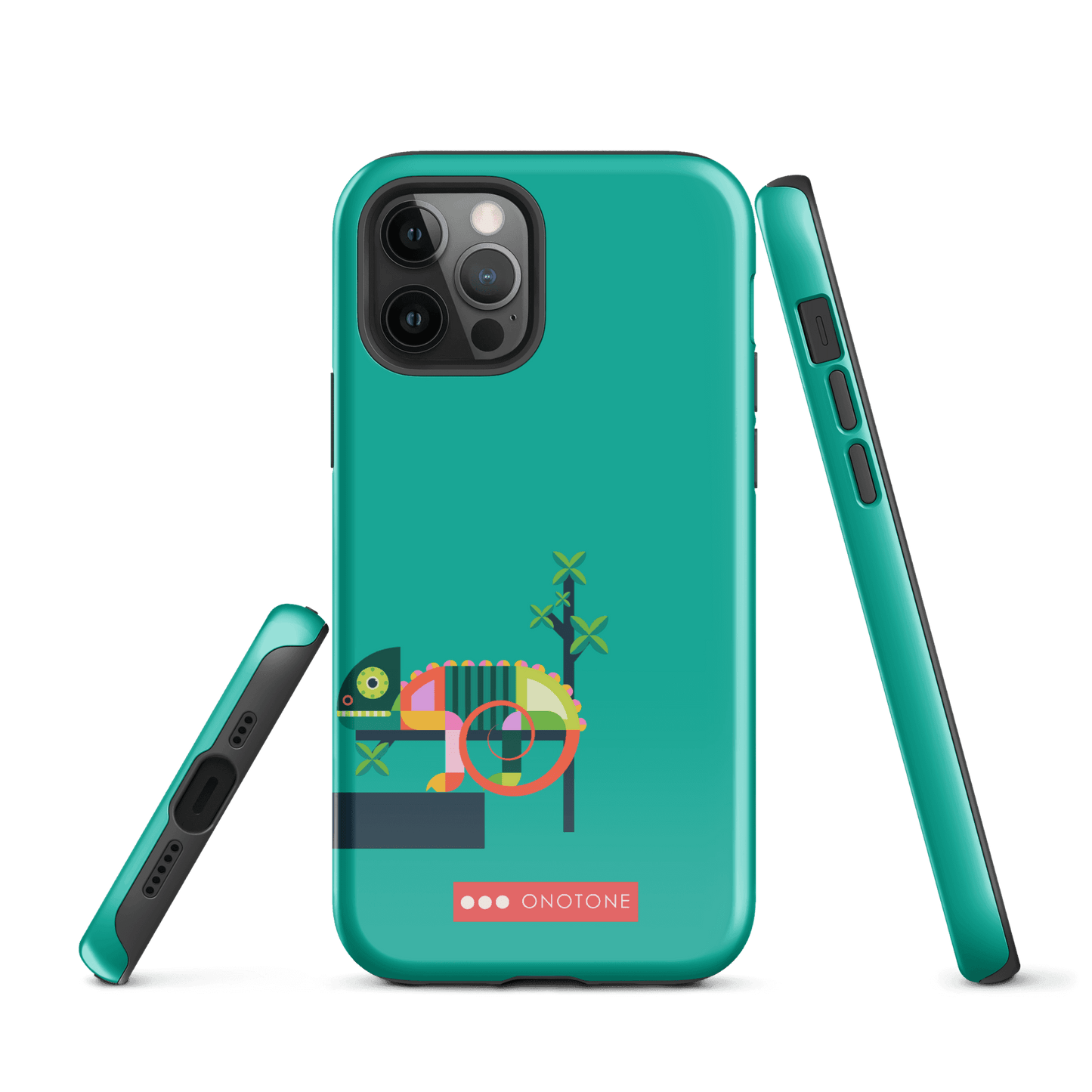 Dual Layer green modern iPhone® Case ( MD-2569)