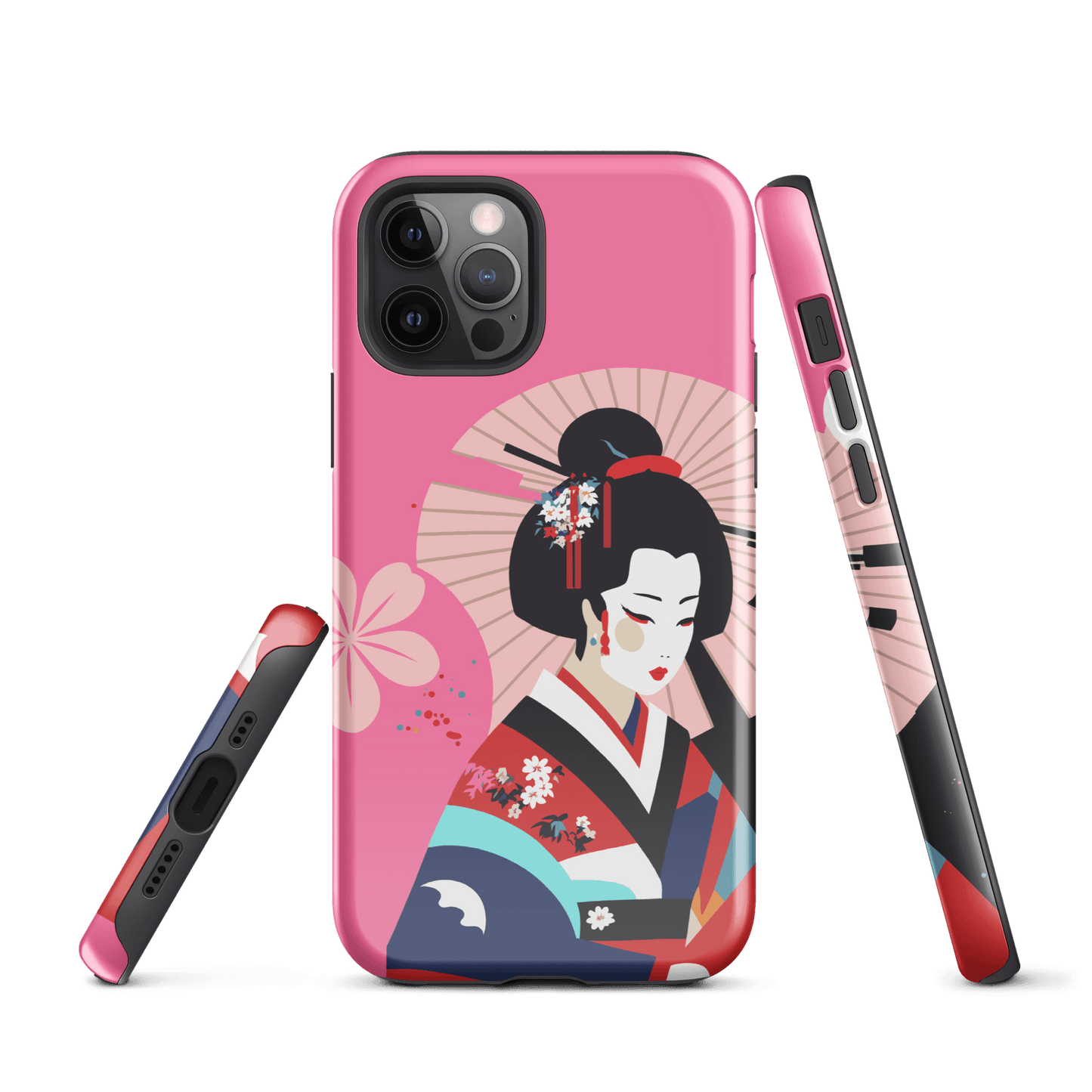 Dual Layer geisha modern iPhone® Case ( MD-2121)