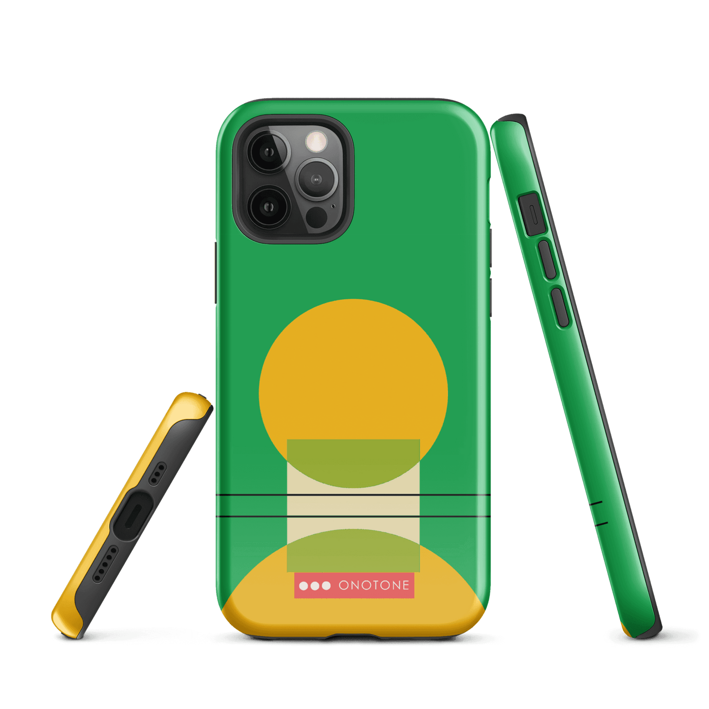 Dual Layer green modern iPhone® Case ( MD-2065)