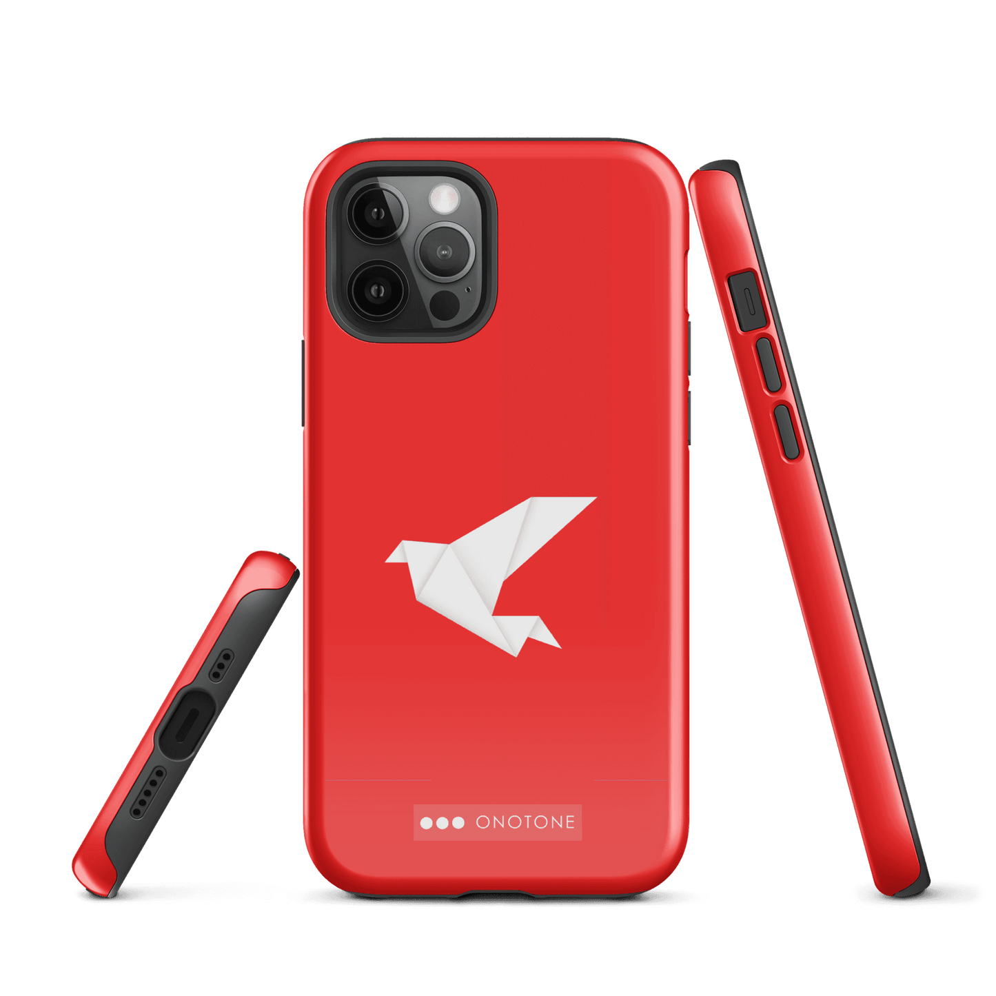 Dual Layer red modern iPhone® Case ( MD-1449)