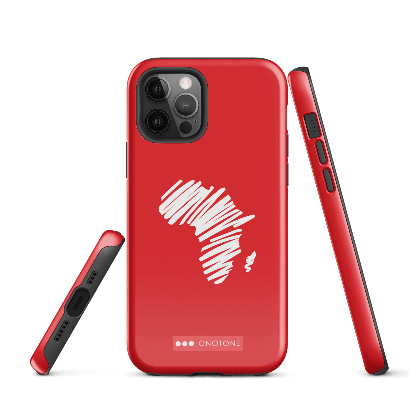 Dual Layer Africa modern red iPhone® Case ( MD-1393)