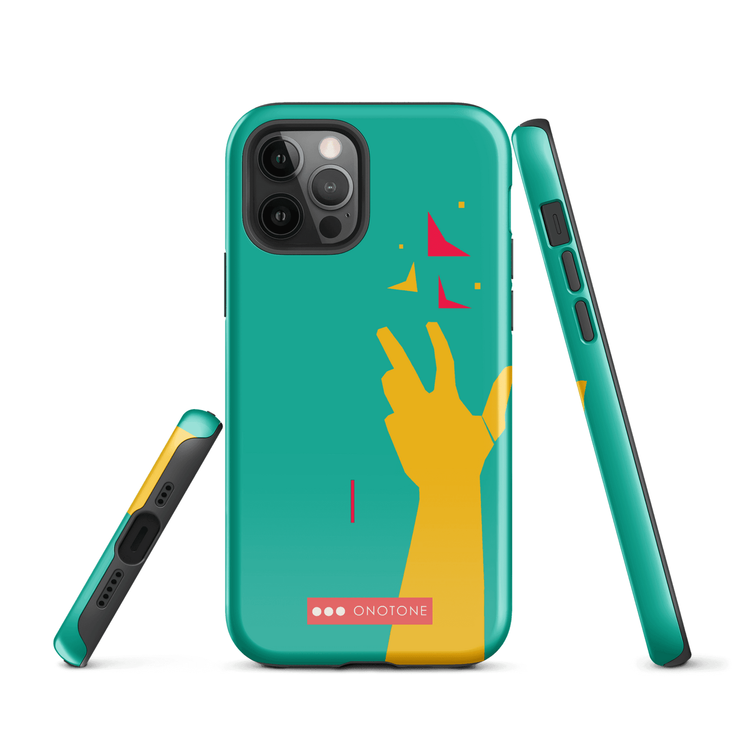 Dual Layer green modern iPhone® Case ( MD-1113)