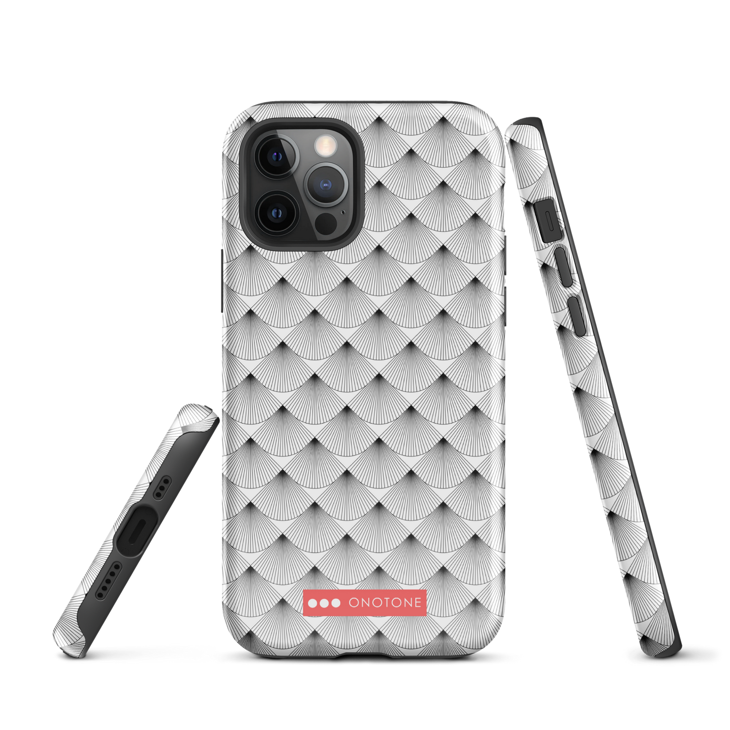 Japanese design indigo iPhone® Case with patterns