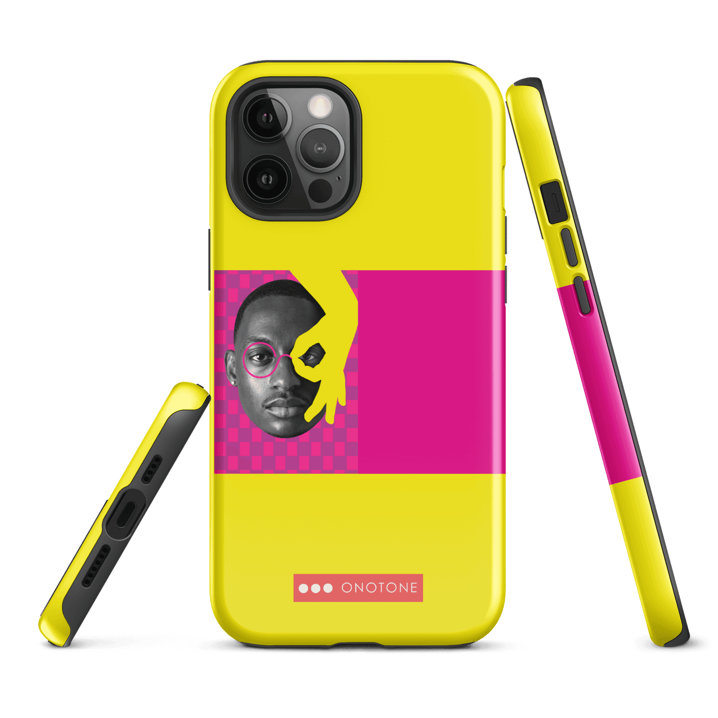 Dual Layer yellow modern iPhone® Case ( MD-3913)
