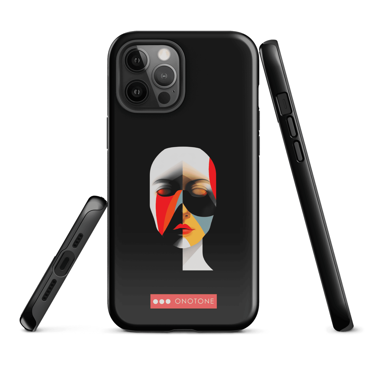 Dual Layer black modern iPhone® Case ( MD-2905)