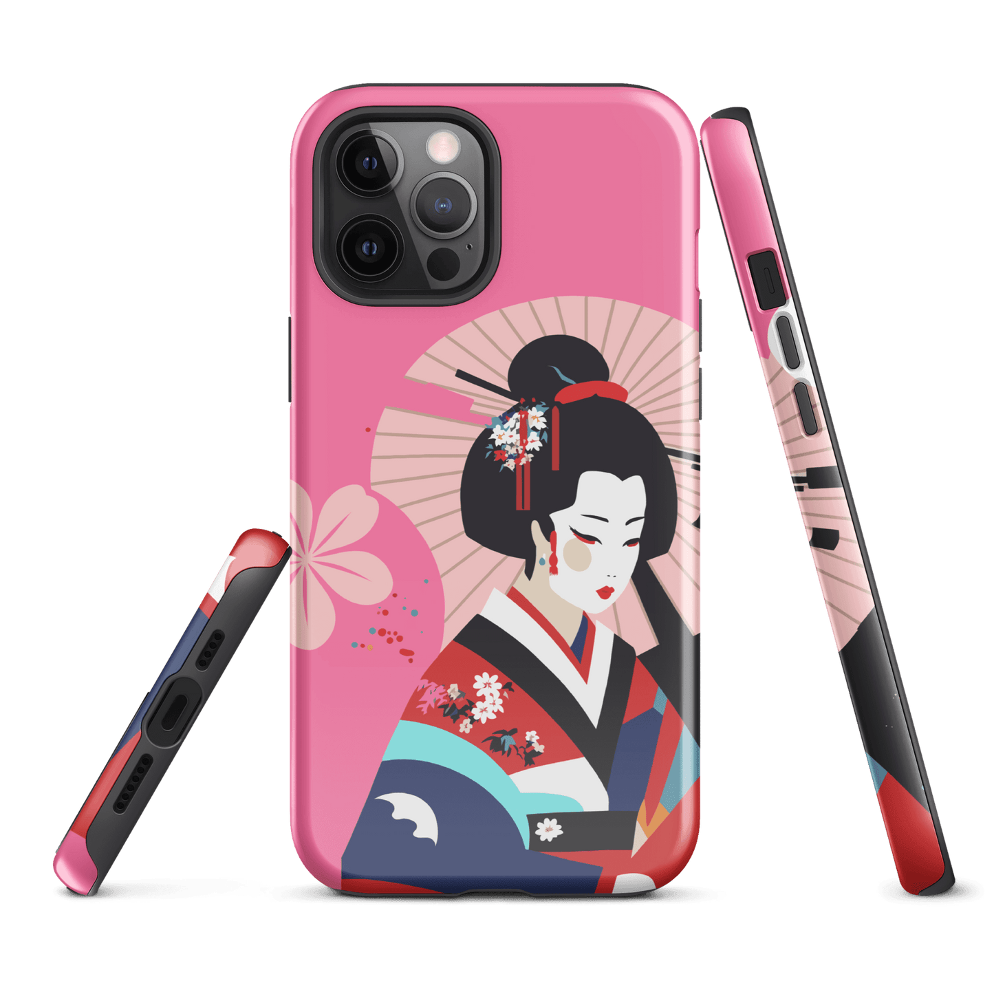 Dual Layer geisha modern iPhone® Case ( MD-2121)