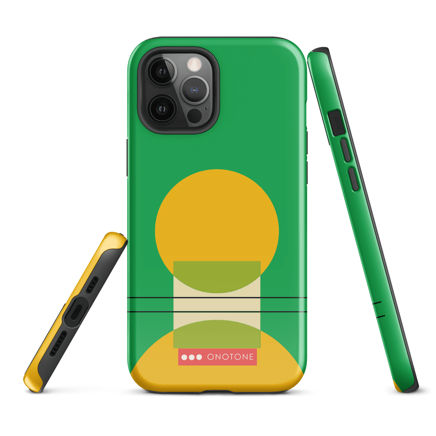 Dual Layer green modern iPhone® Case ( MD-2065)