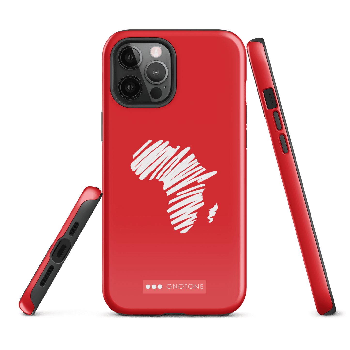 Dual Layer Africa modern red iPhone® Case ( MD-1393)