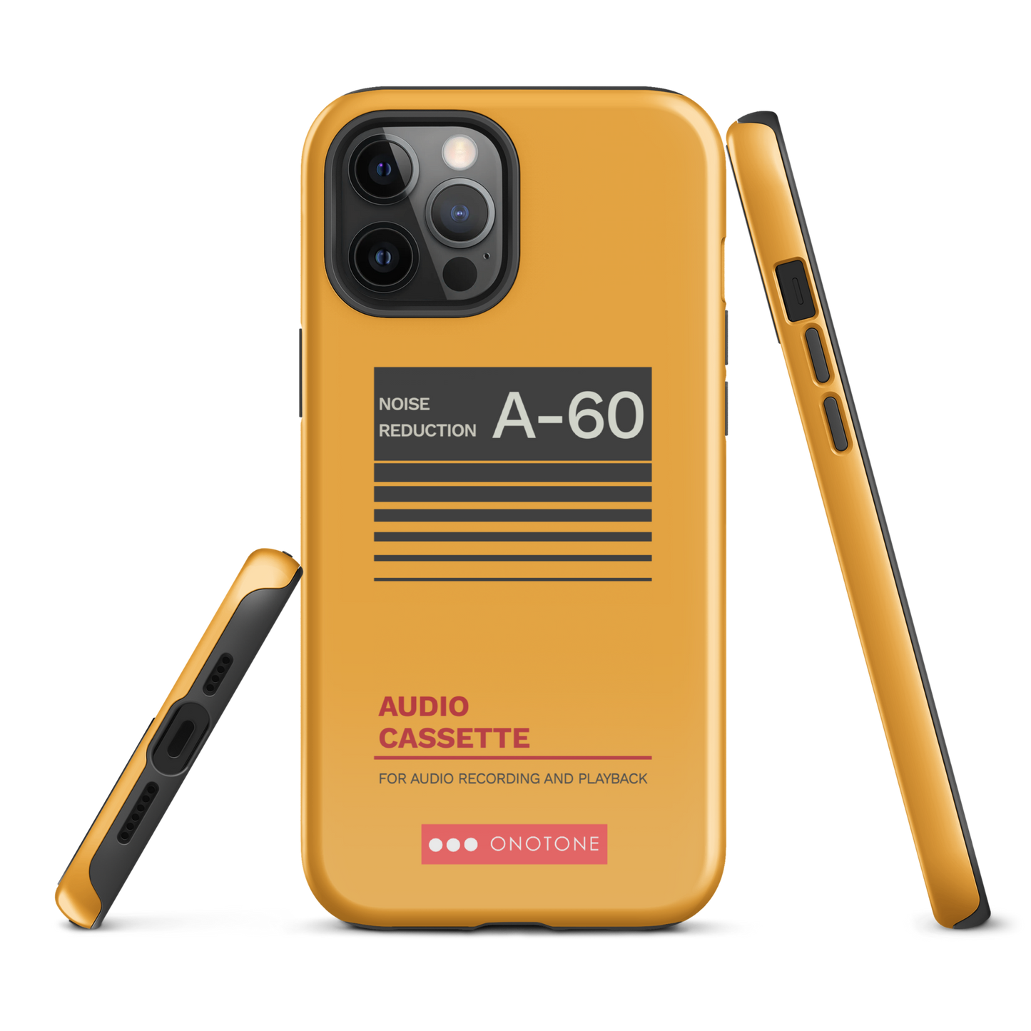 Dual Layer audio casette modern iPhone® Case