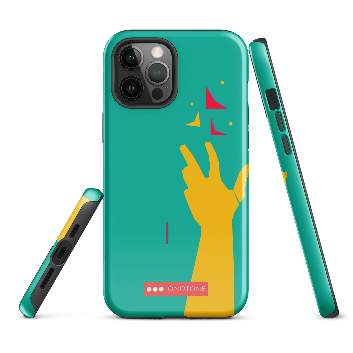 Dual Layer green modern iPhone® Case ( MD-1113)