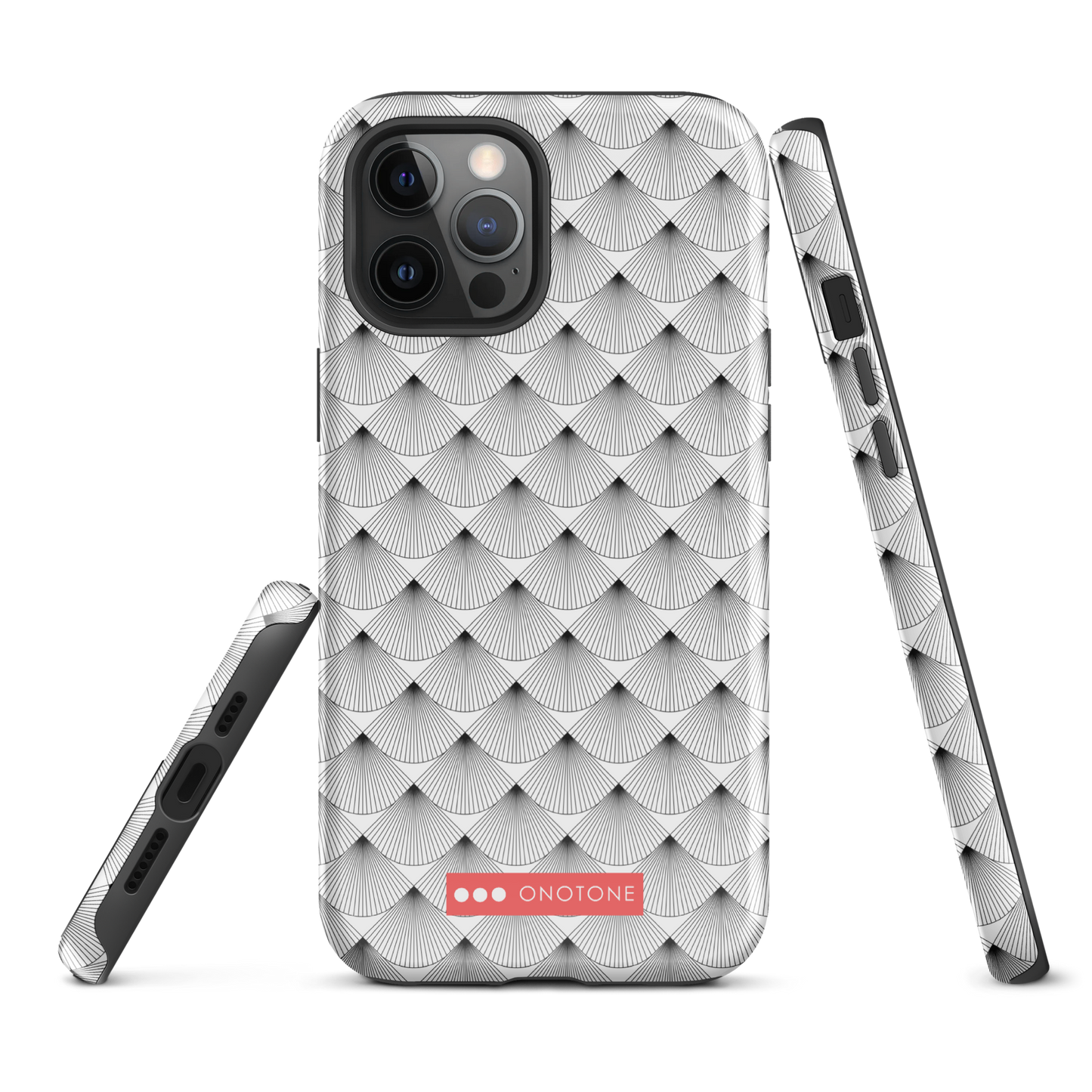 Japanese design indigo iPhone® Case with patterns