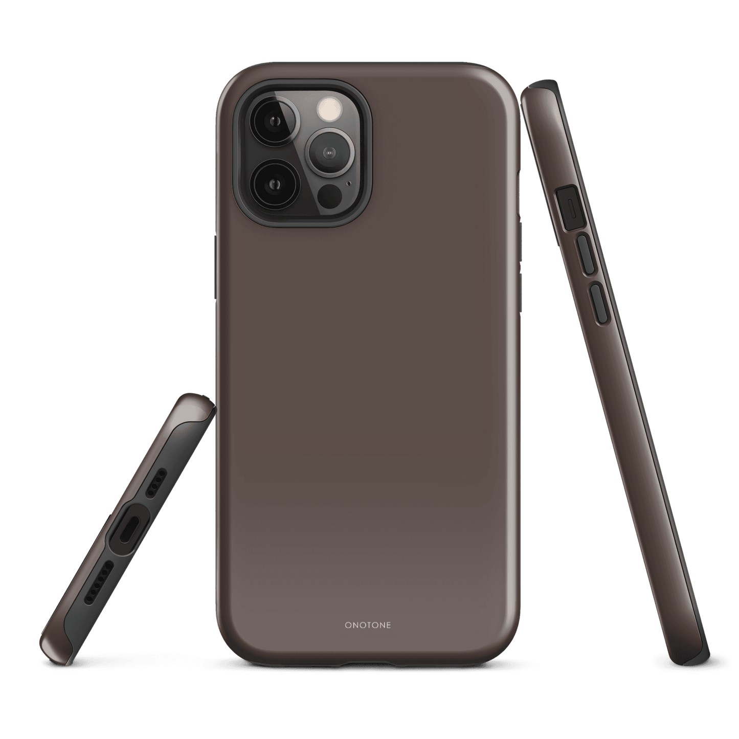 TAUPE MINIMALIST IPHONE® CASE - PANTONE® CHOCOLATE MARTINI