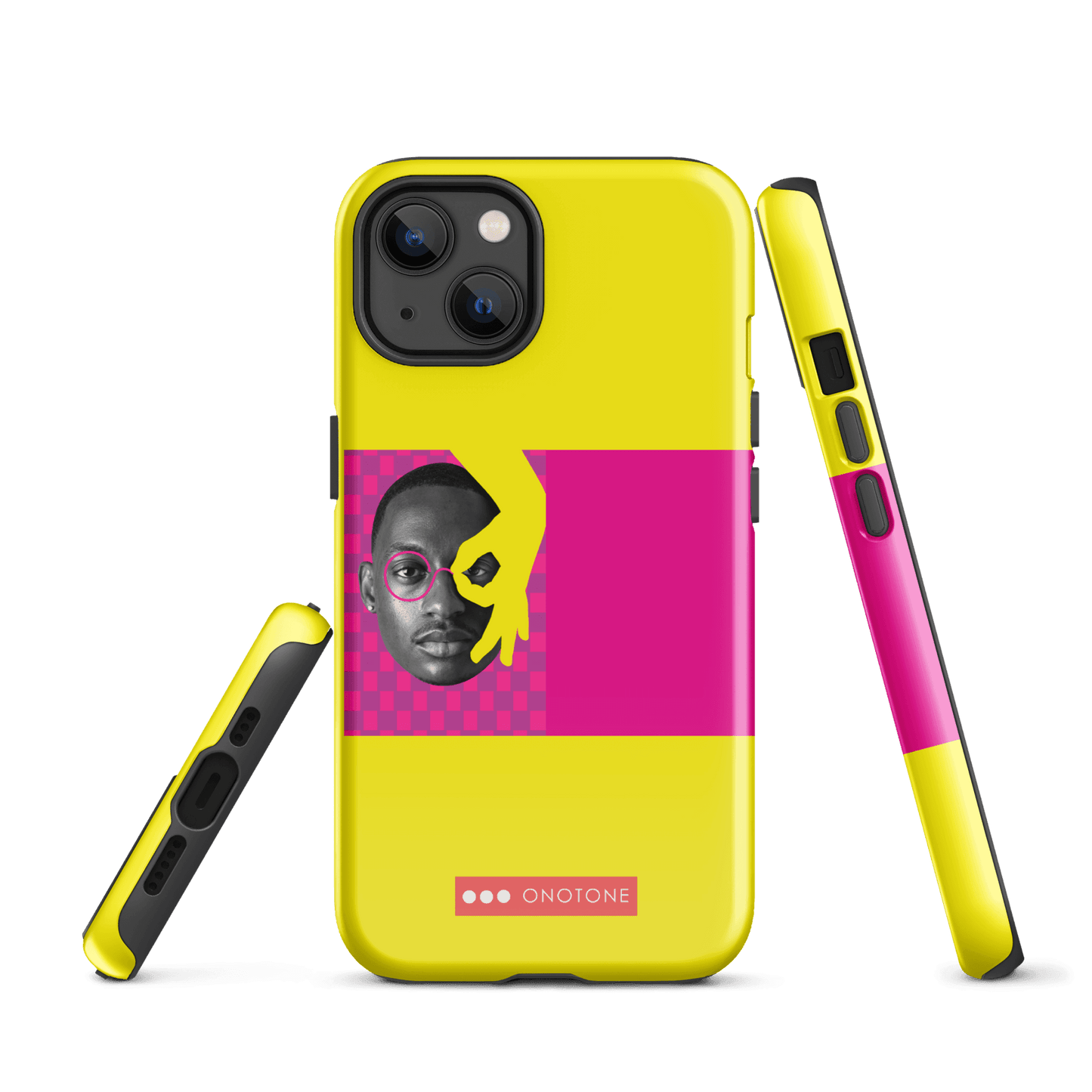 Dual Layer yellow modern iPhone® Case ( MD-3913)