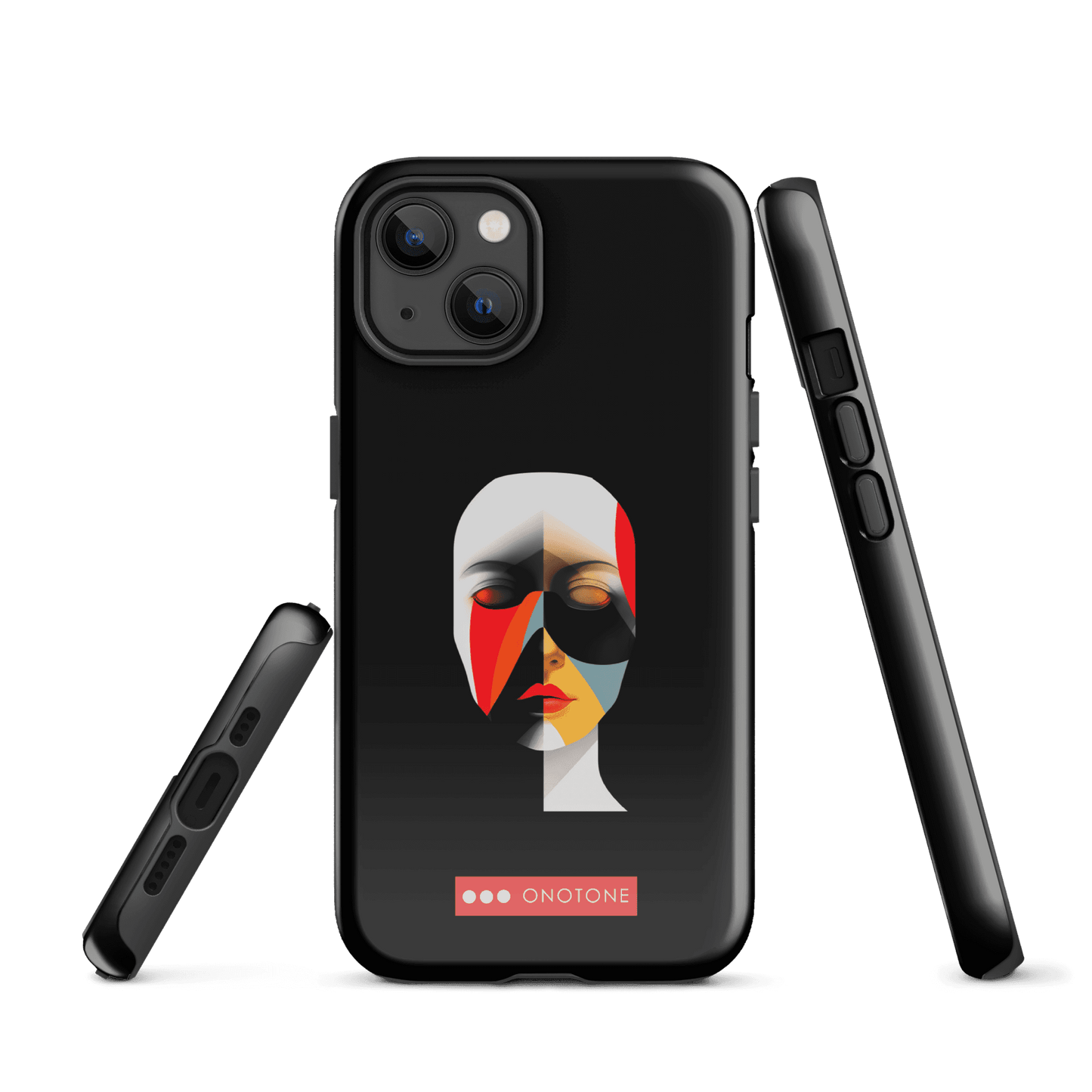 Dual Layer black modern iPhone® Case ( MD-2905)