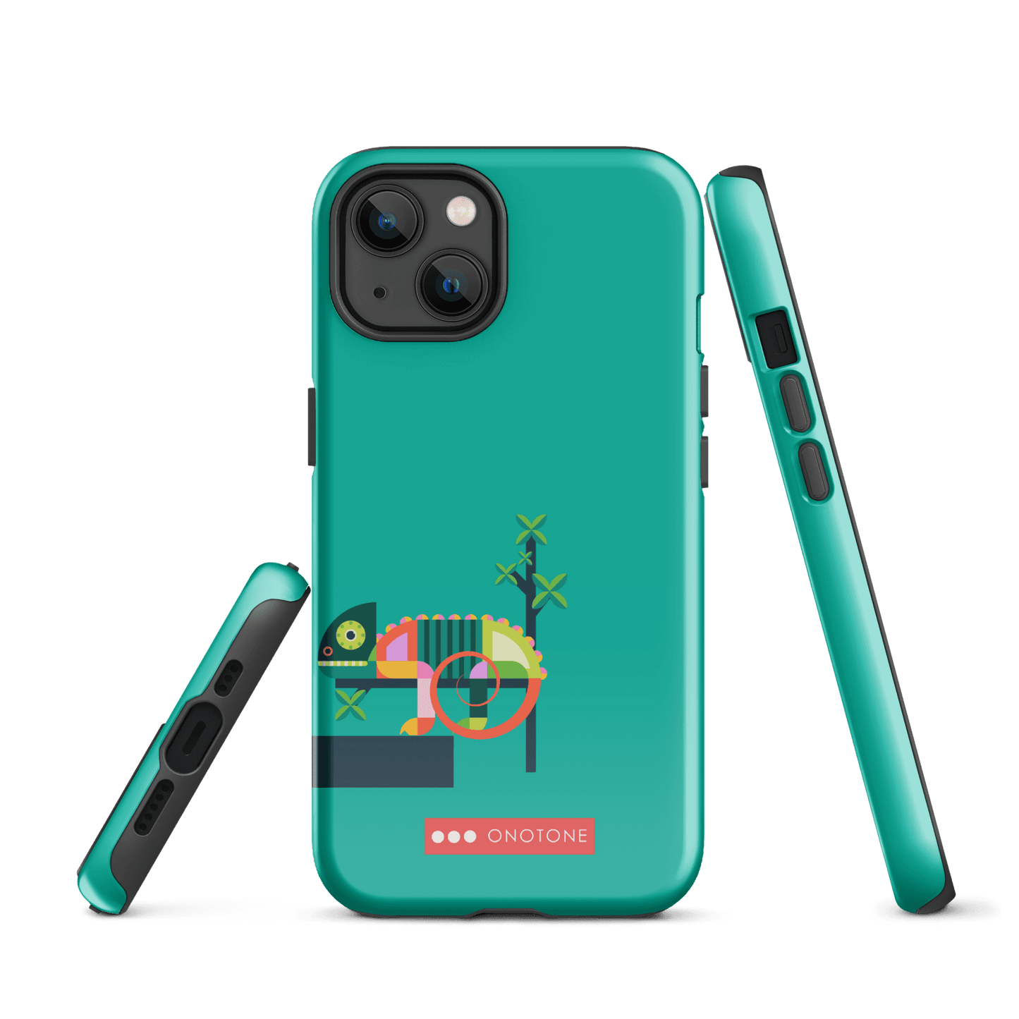 Dual Layer green modern iPhone® Case ( MD-2569)
